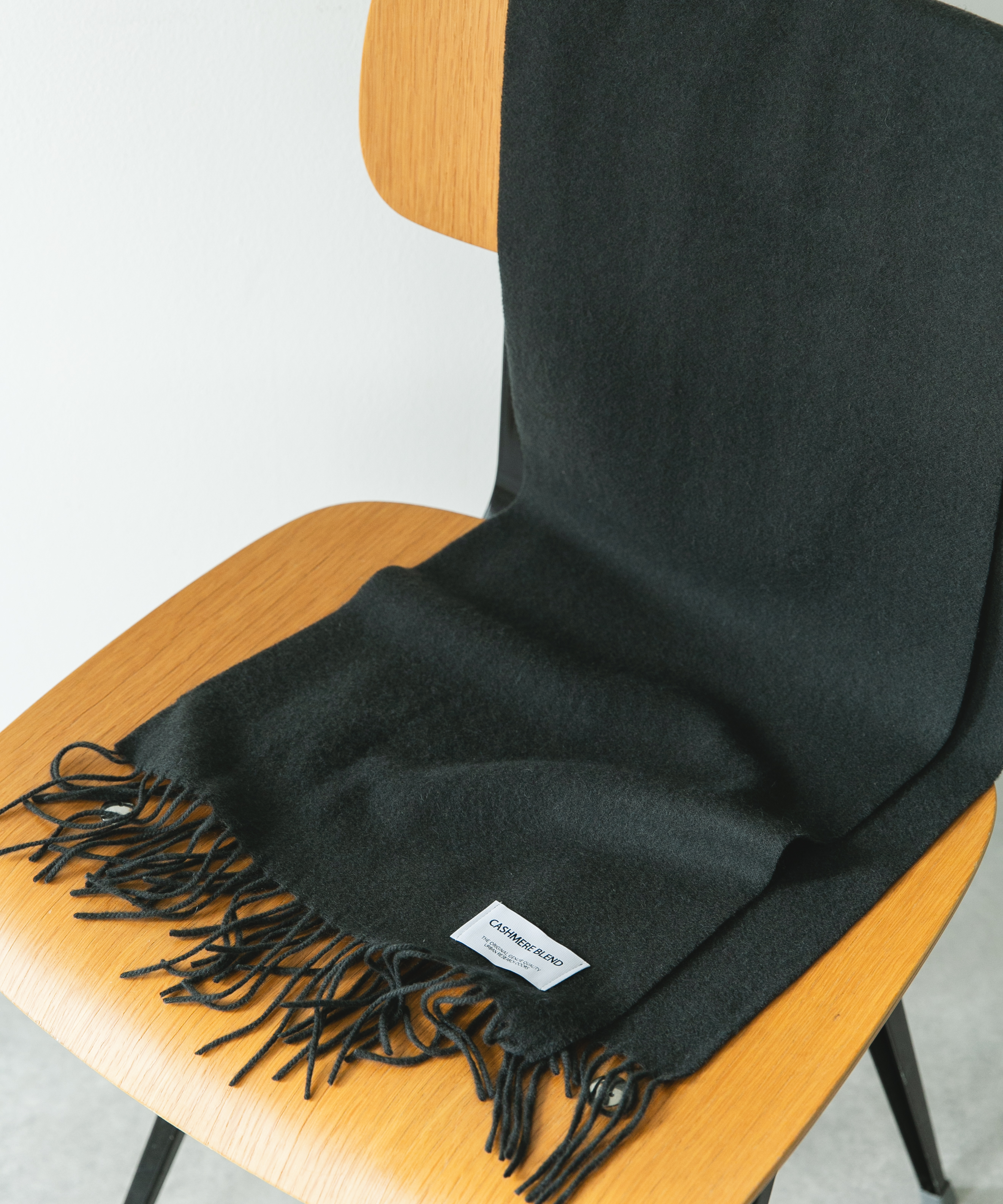 カシミヤブレンドマフラー GRAY -