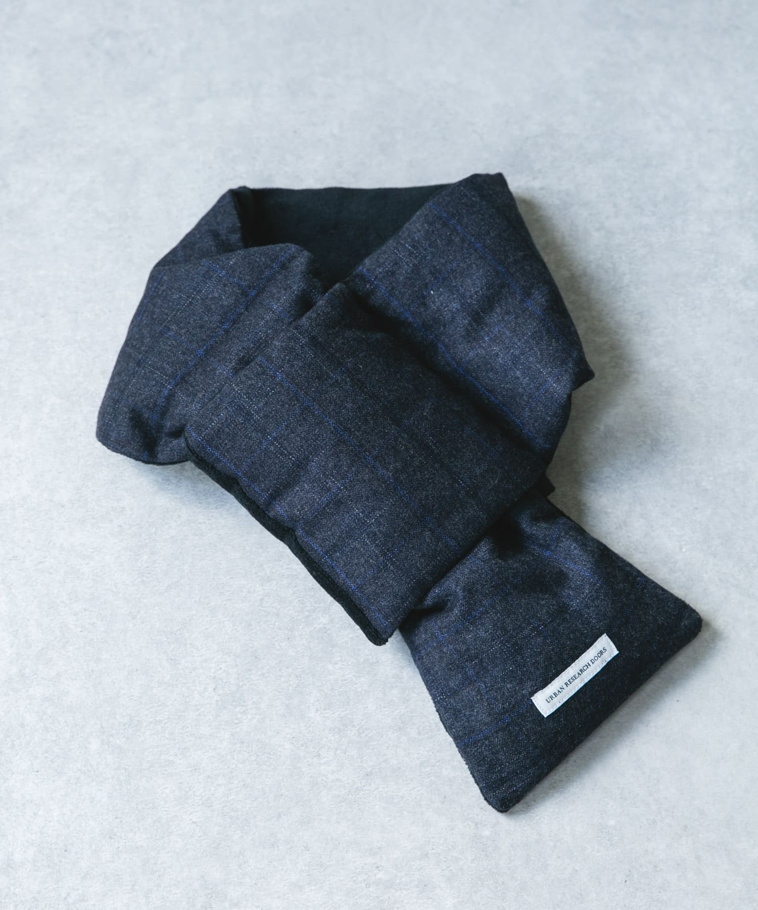 ダウンマフラー GRAY CHECK -