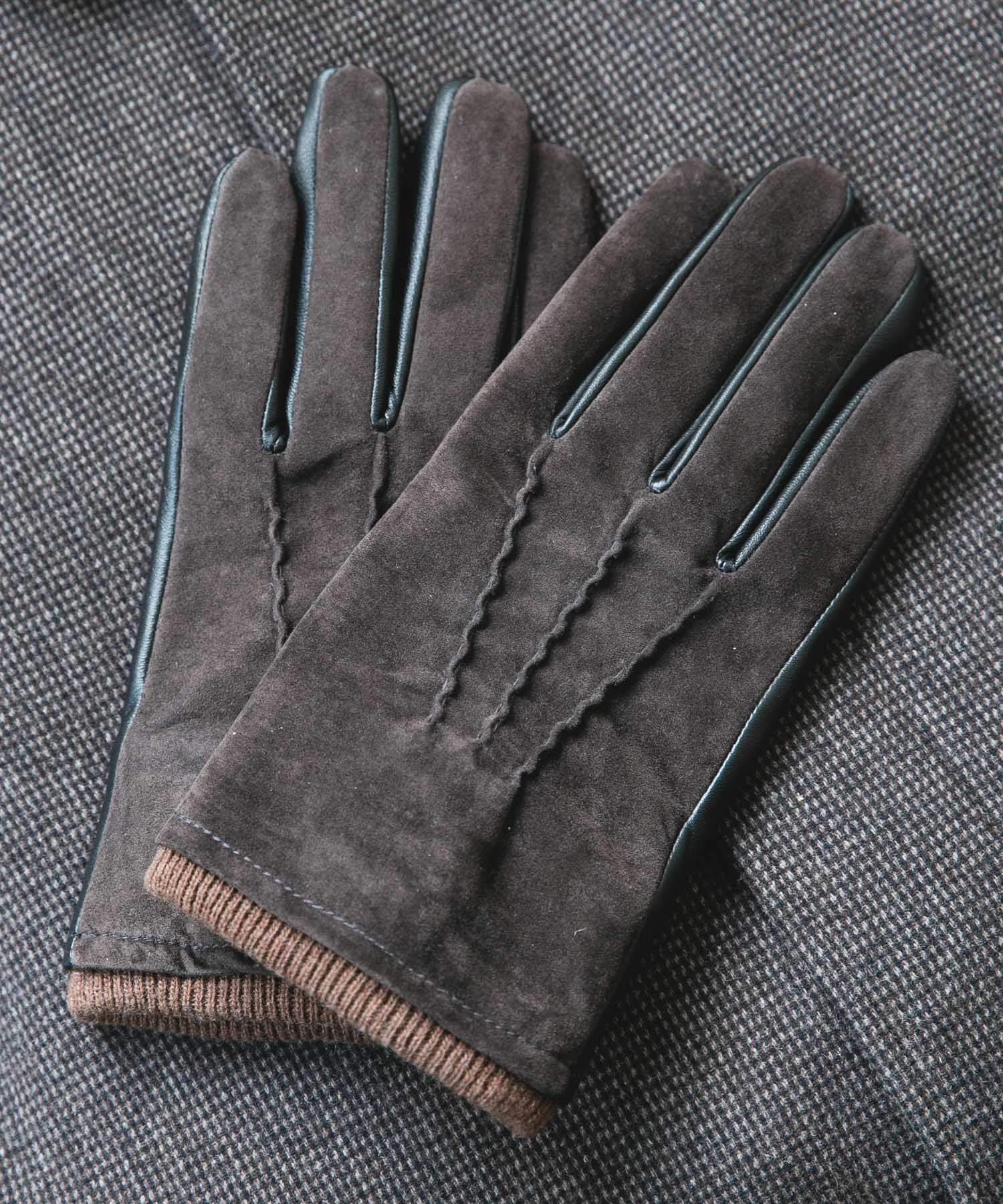 スエードレザーグローブ