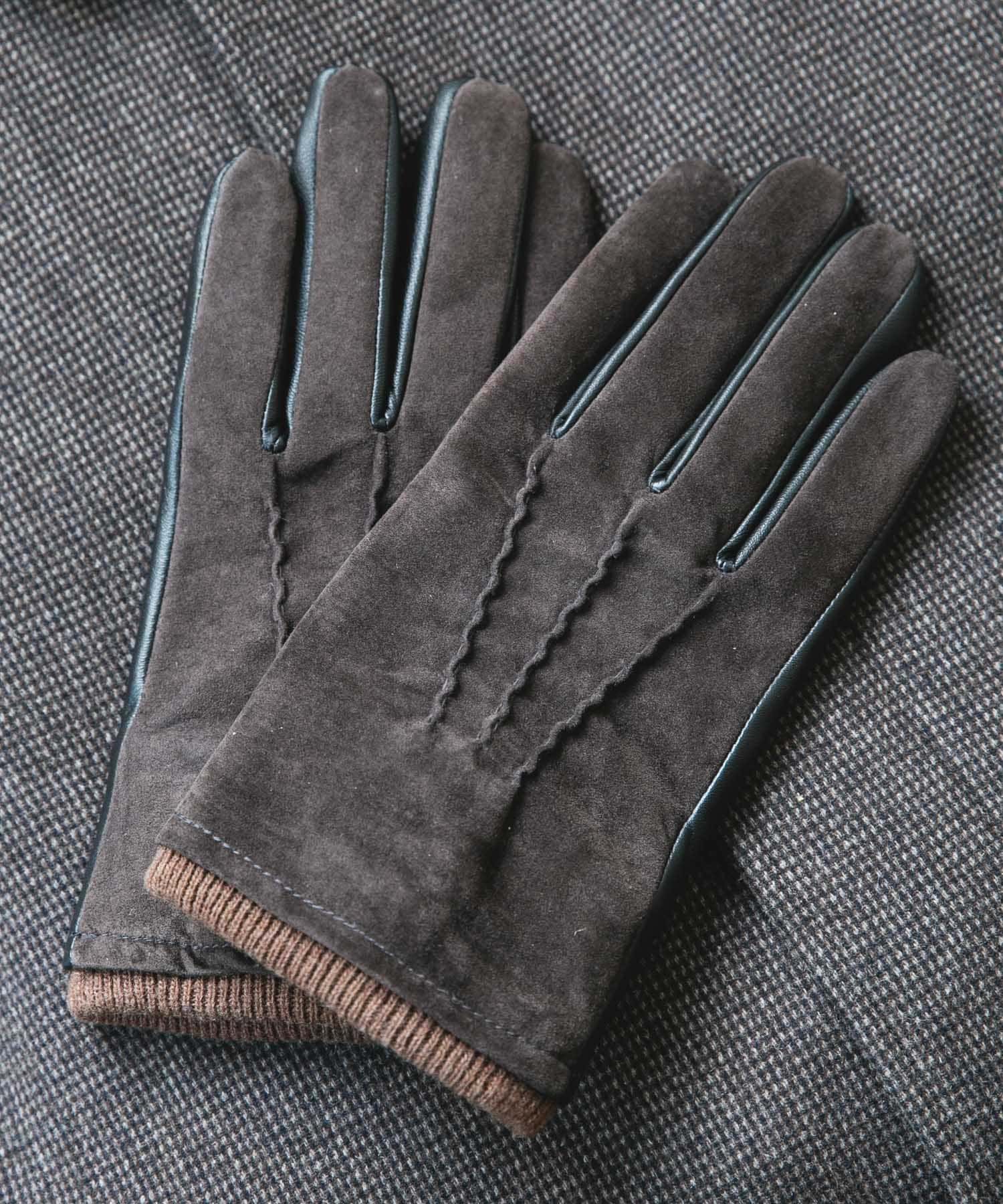 スエードレザーグローブ