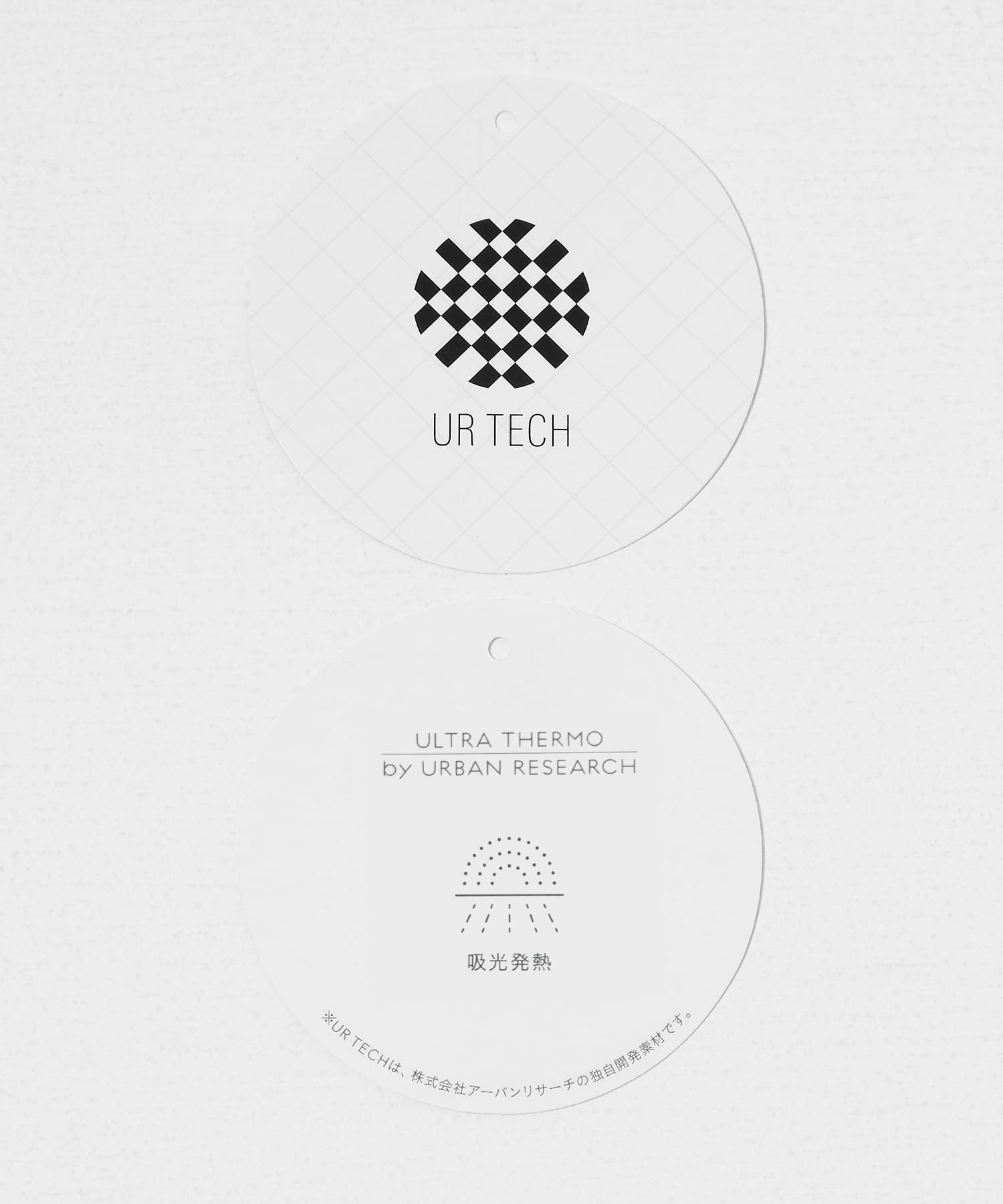 『UR TECH』ボートネックプルオーバー PISTACHIO M