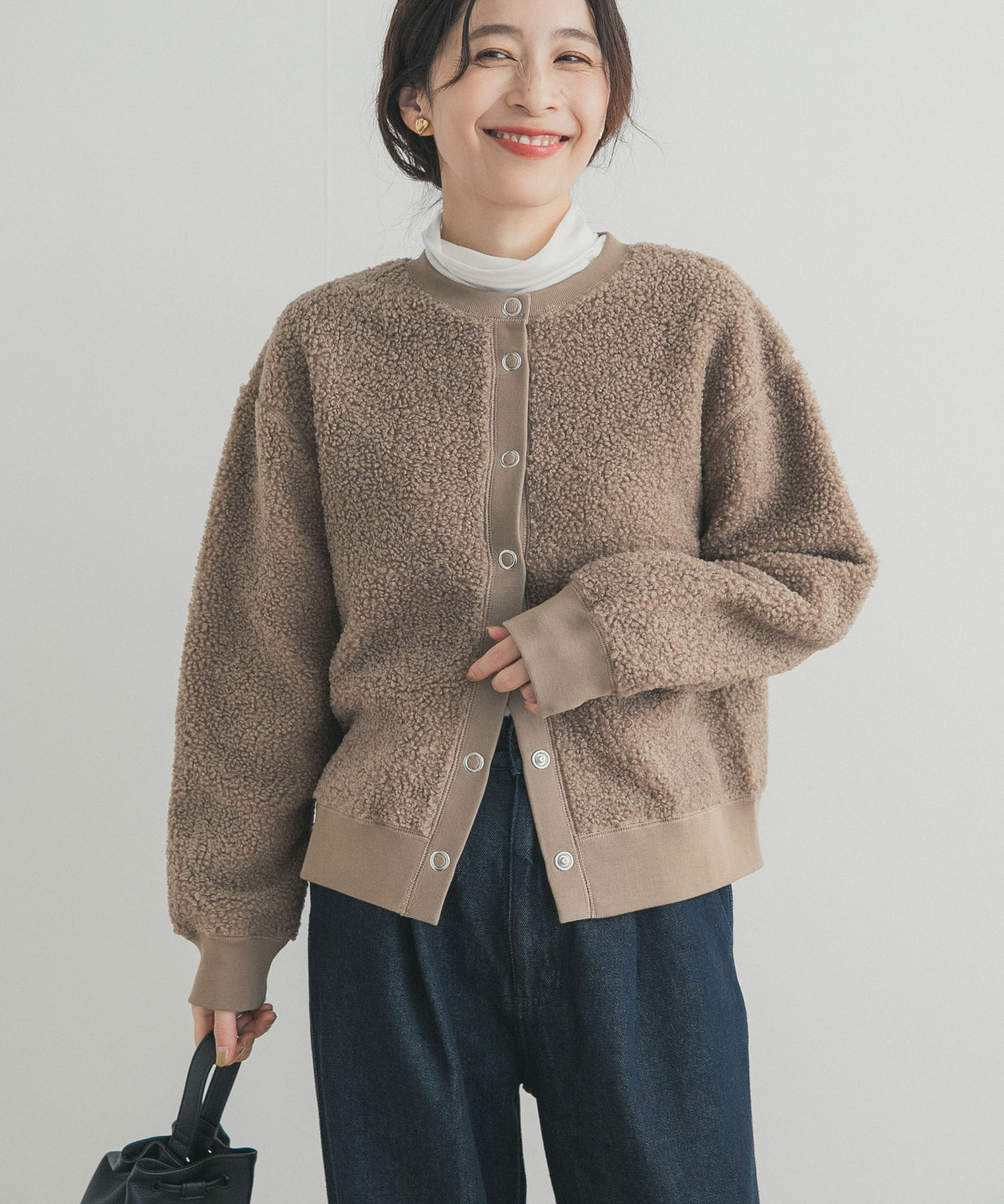 プードルボアカーディガン