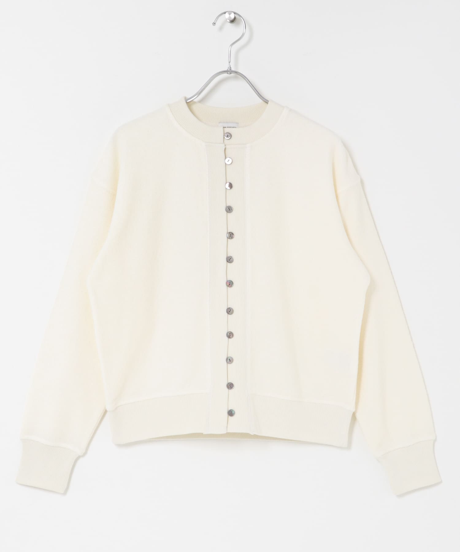 カットブークレーショートカーディガン OFF WHITE Free