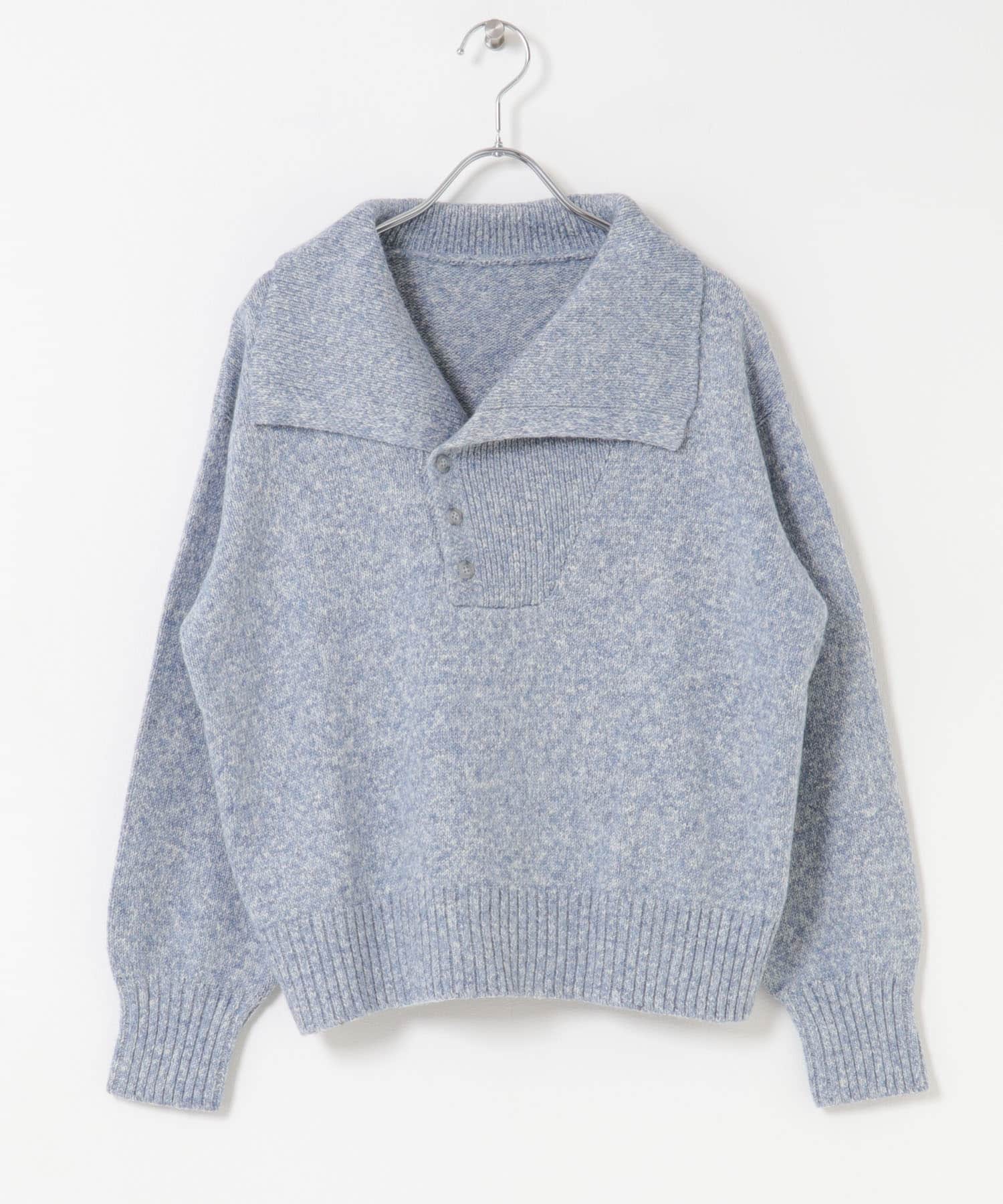 変形カラーニットプルオーバー(Free TOP GRAY): トップス｜URBAN