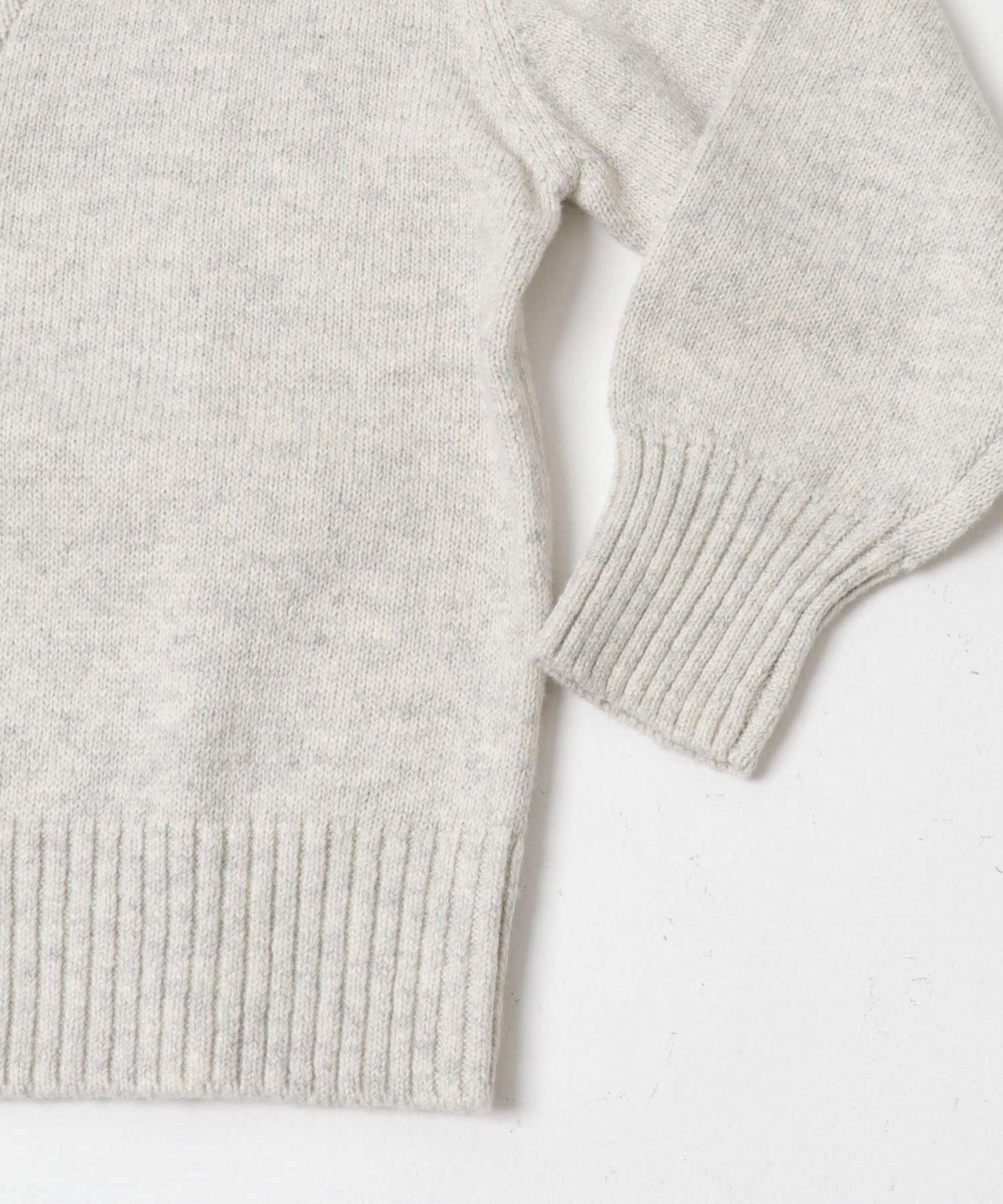 変形カラーニットプルオーバー TOP GRAY Free