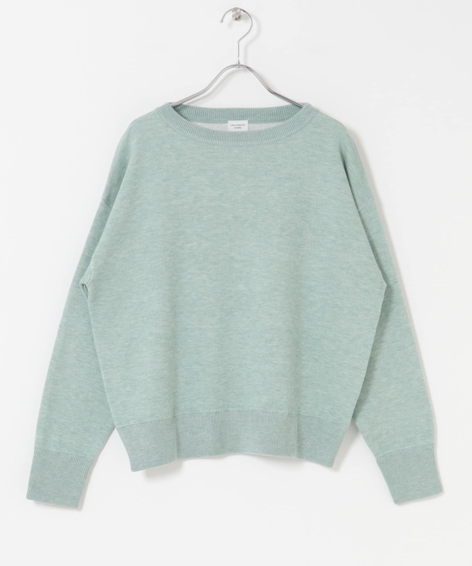 Wフェイスボートネックニット(Free ASH MINT): トップス｜URBAN