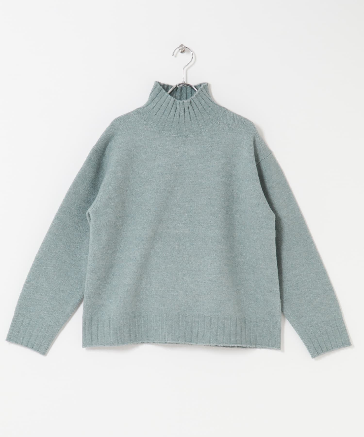 タートルネックニットプルオーバー MINT Free