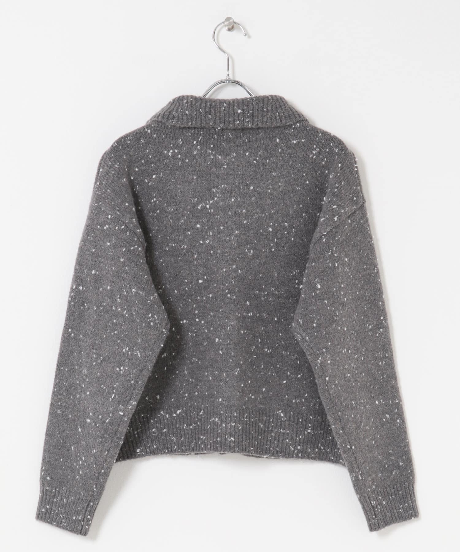 ネップヤーンカーディガン GRAY Free