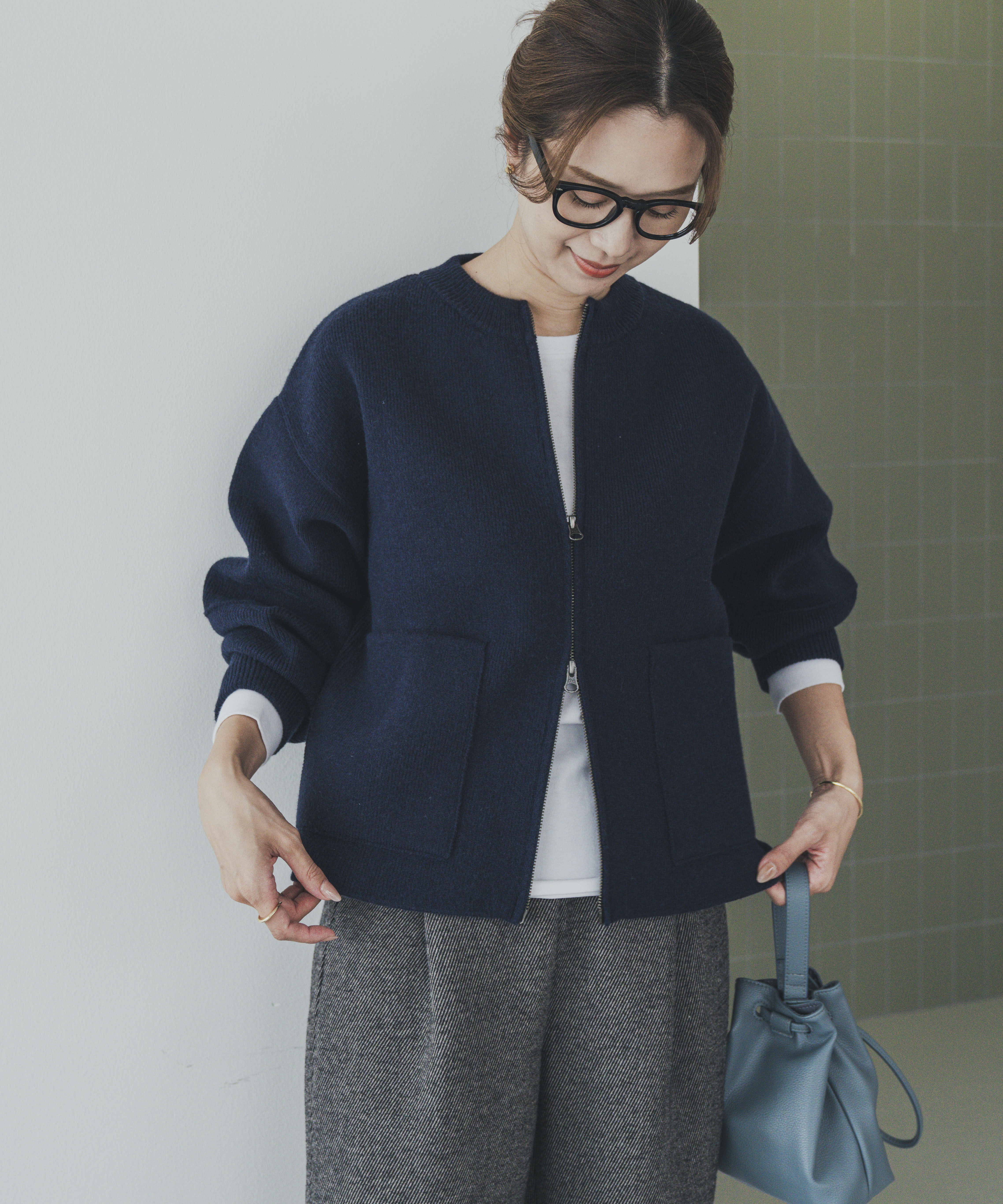 ニットZIPブルゾン(M BEIGE): トップス｜URBAN RESEARCH公式