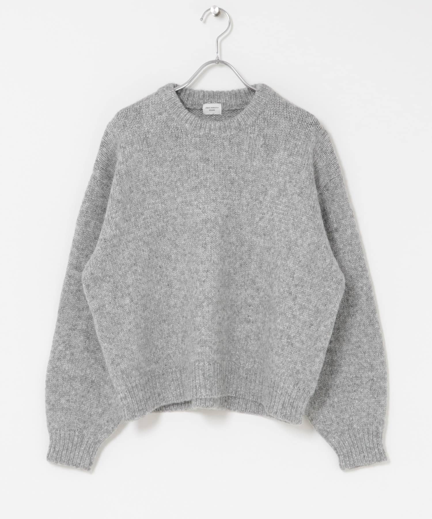 ラメニットプルオーバー GRAY Free