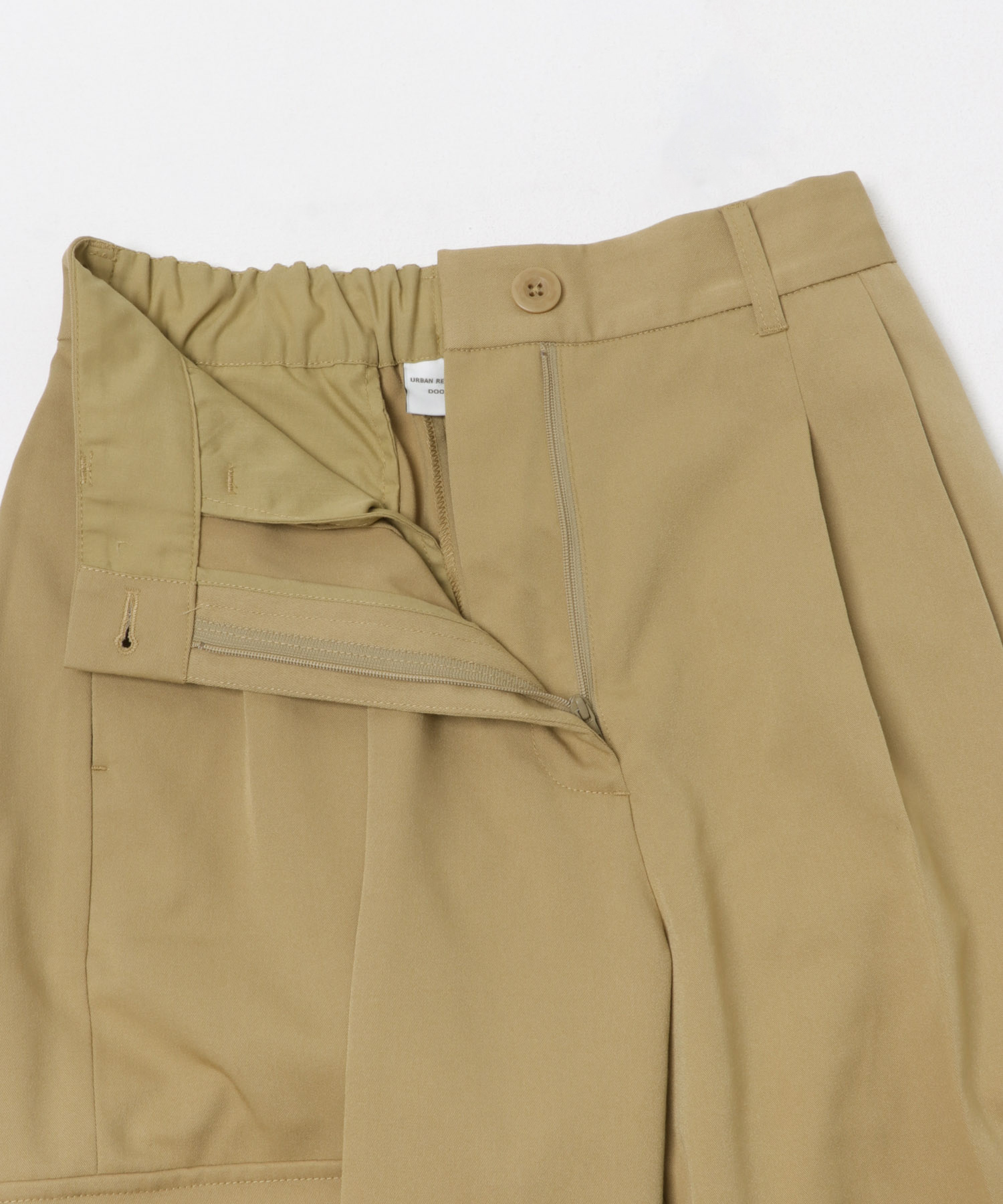 センタープレスカーゴパンツ BEIGE S