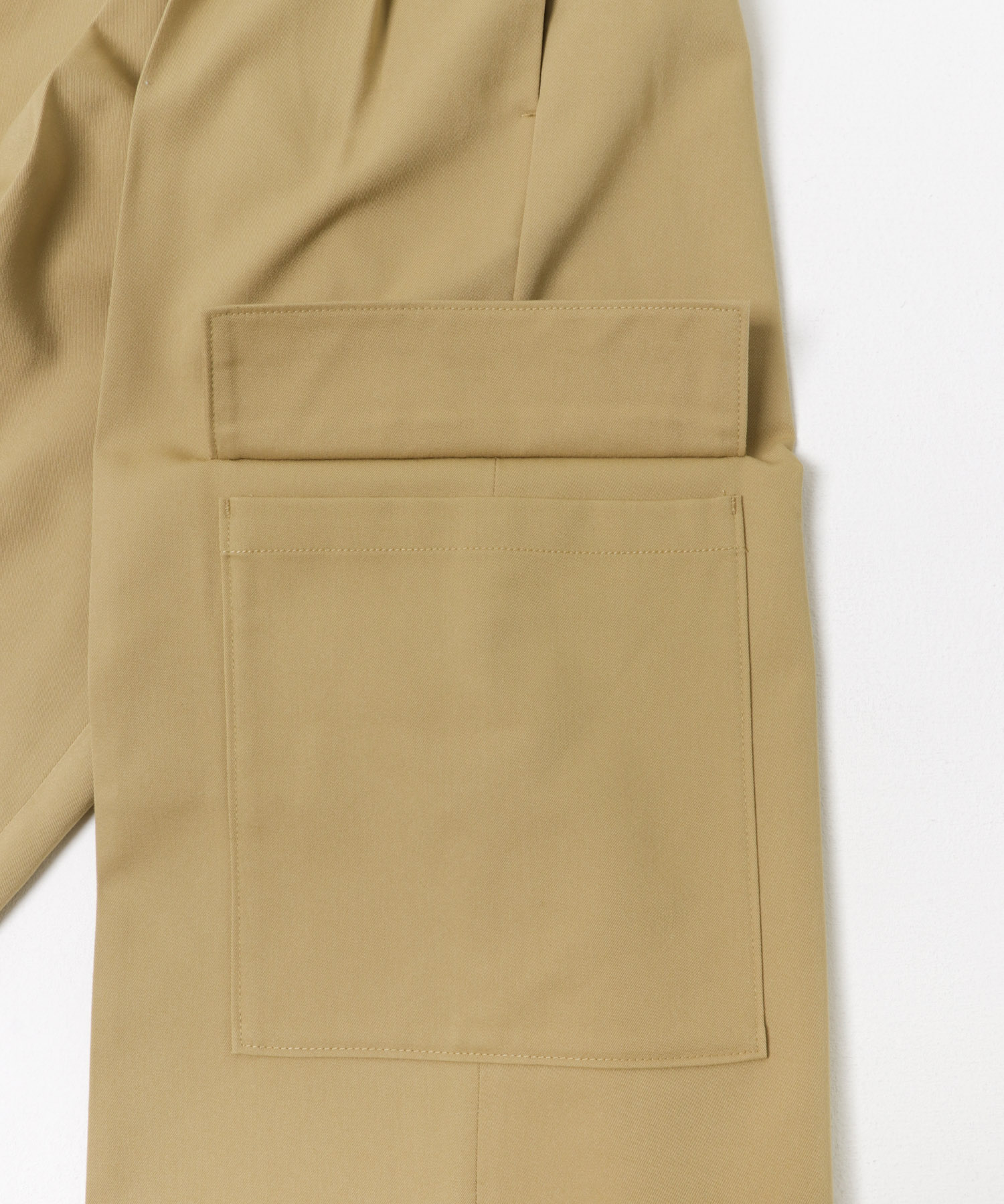 センタープレスカーゴパンツ BEIGE S