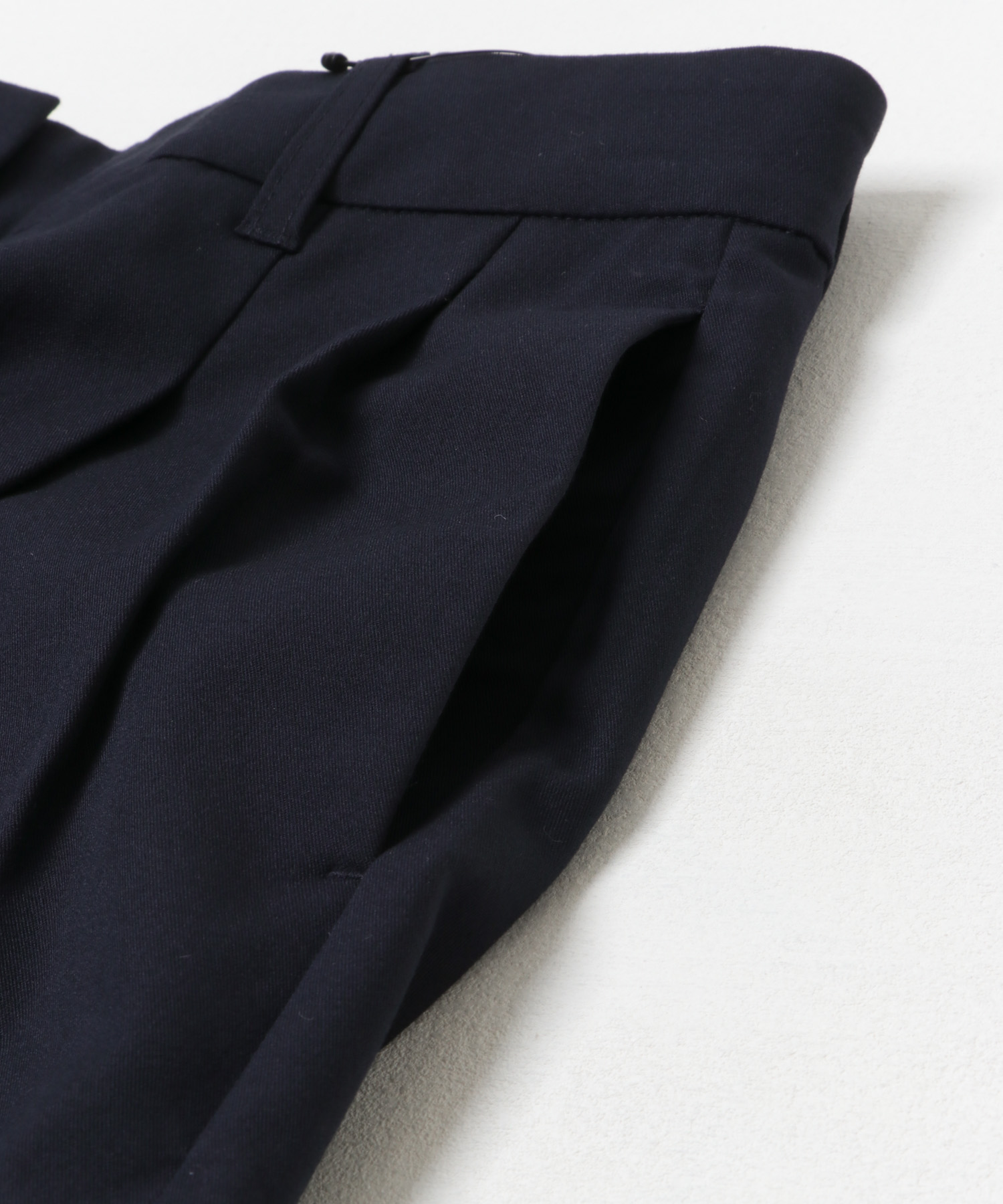 センタープレスカーゴパンツ NAVY S