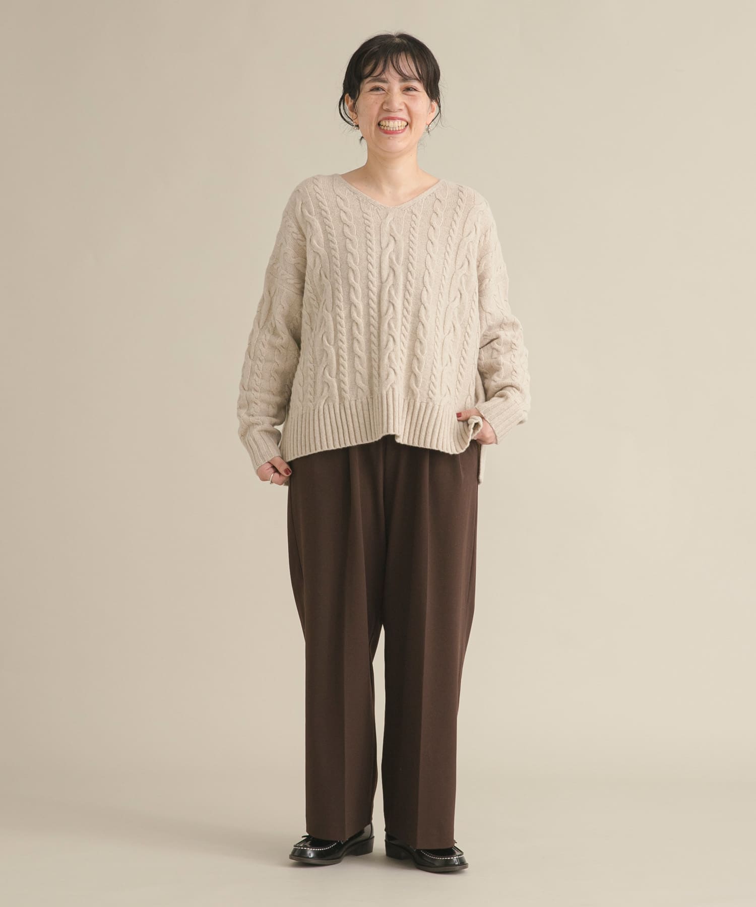 身長：164cm サイズ：L