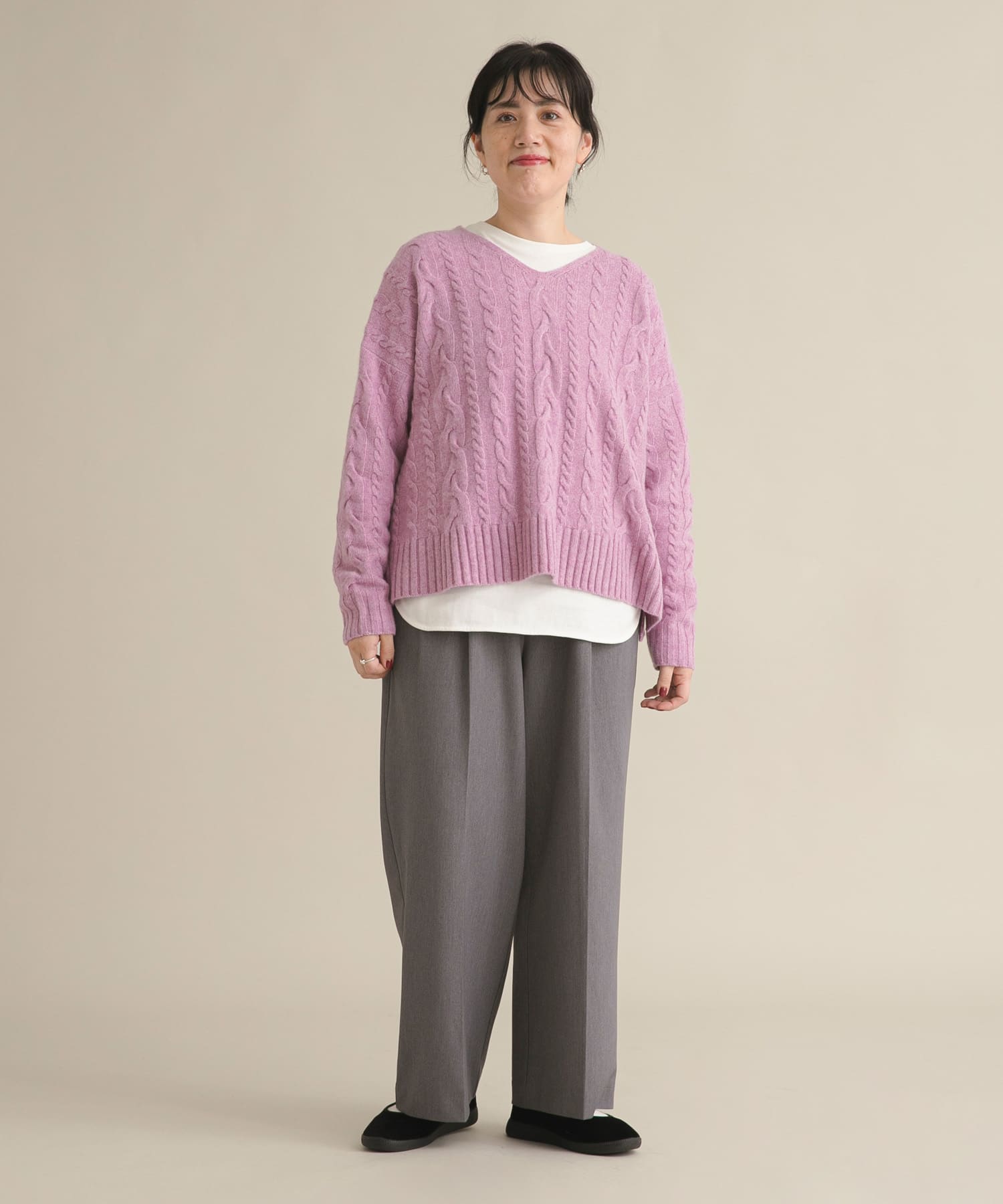身長：164cm サイズ：L