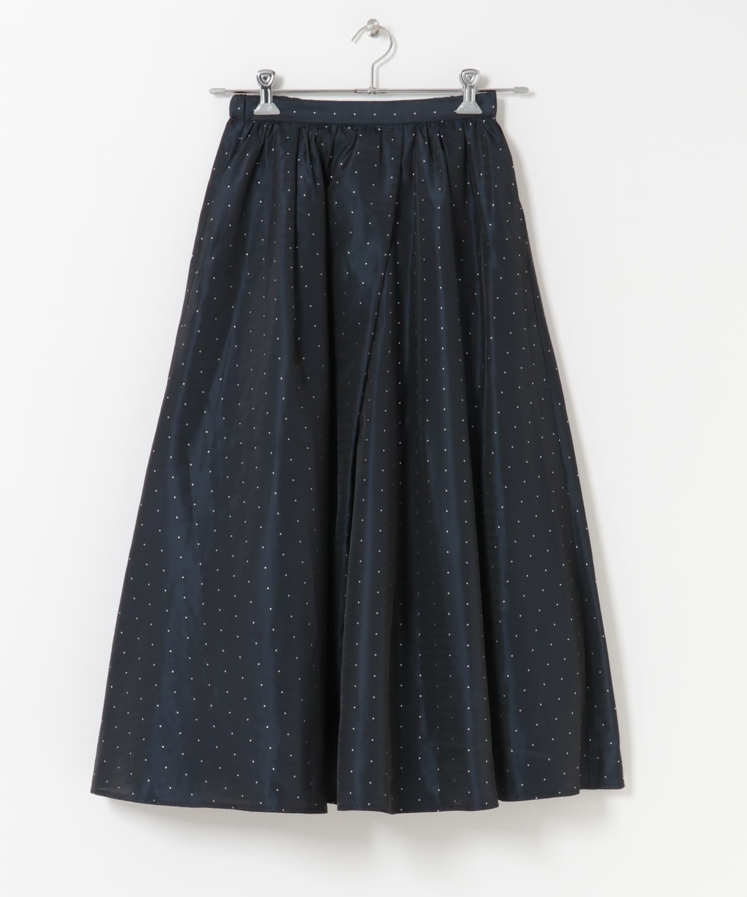 ドットタックギャザースカート NAVY Free