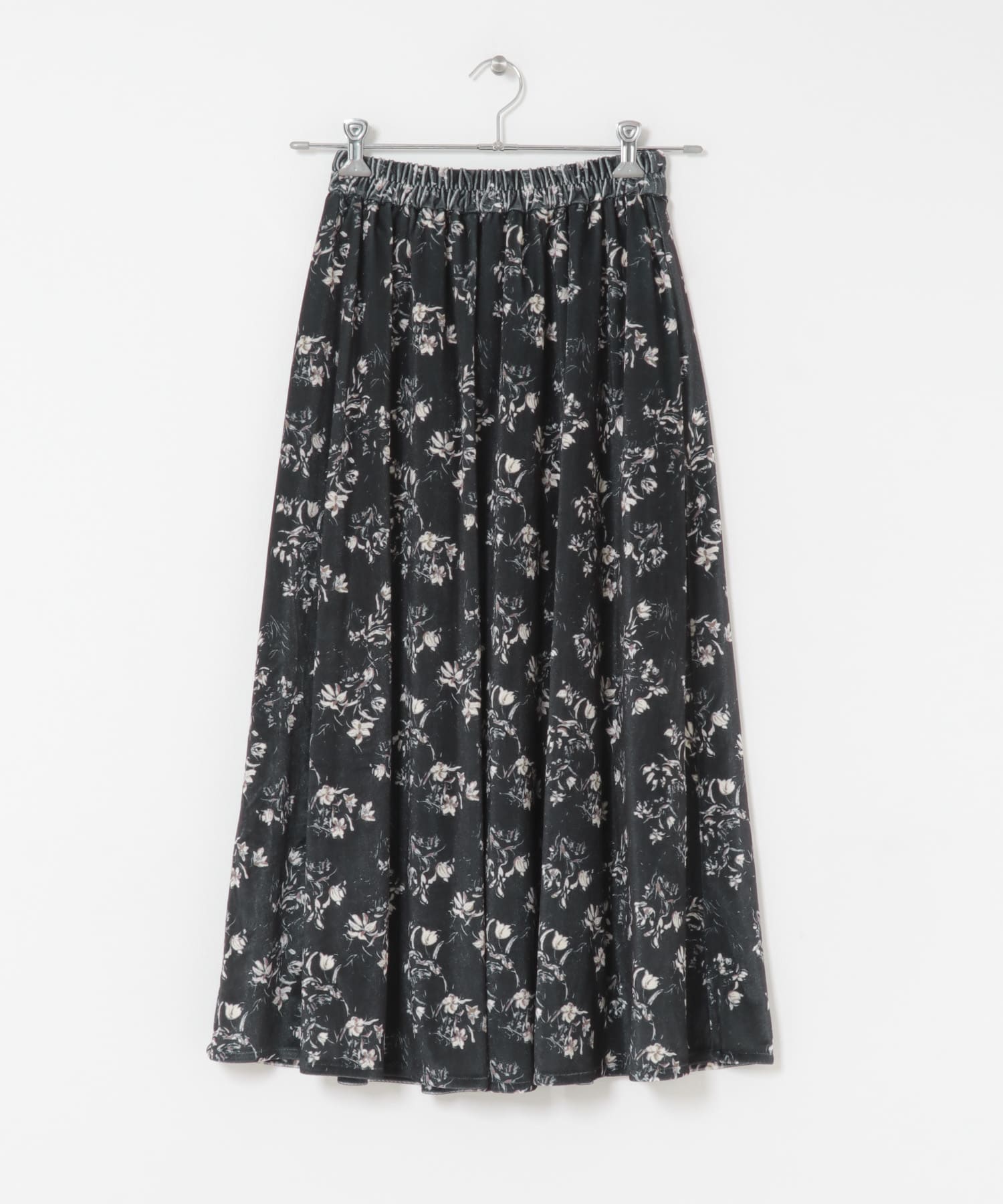 ベロアフラワープリントスカート(M BROWN): スカート｜URBAN RESEARCH