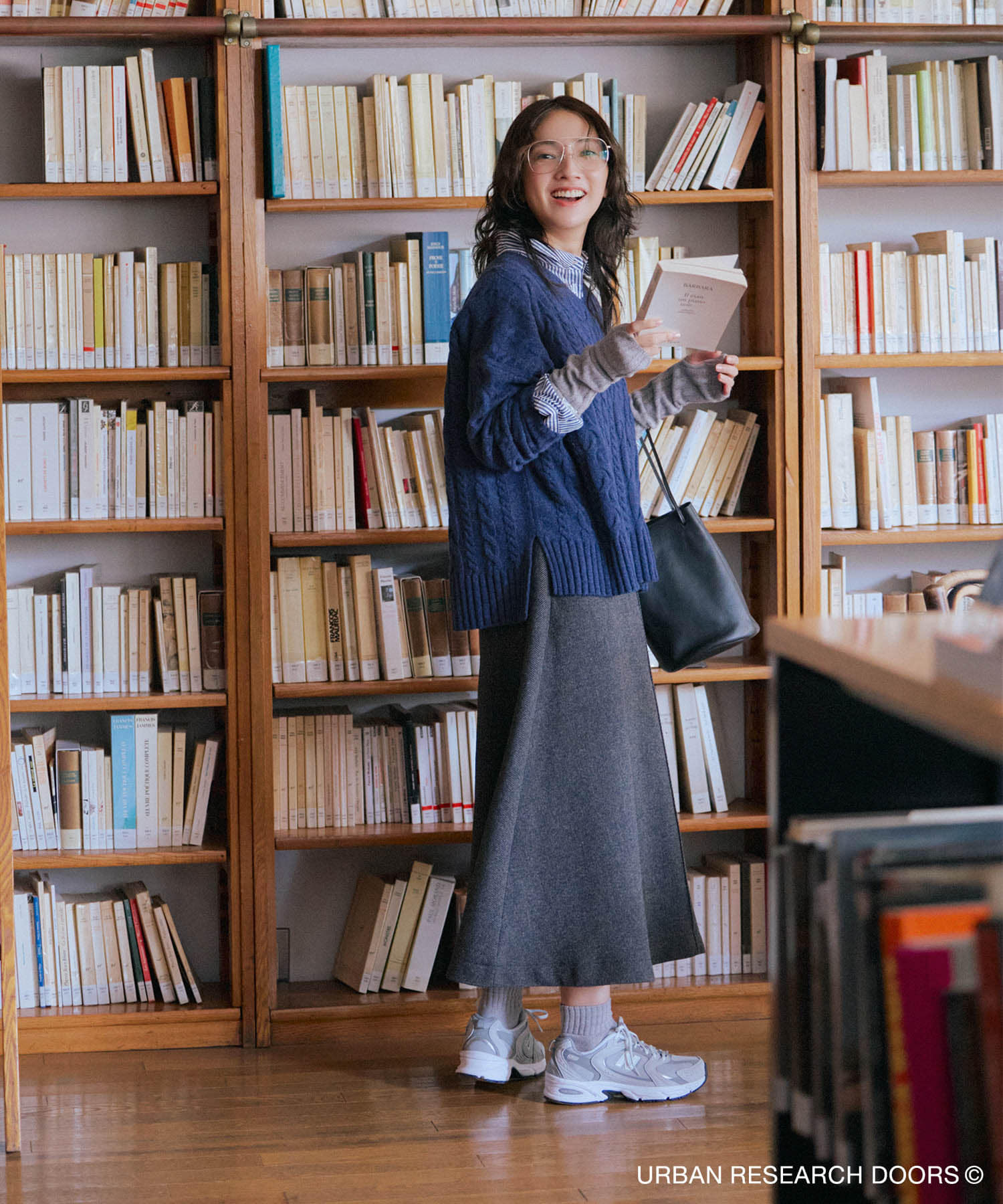 『仁村紗和さん着用』『UR TECH』完声/暖フレアスカート