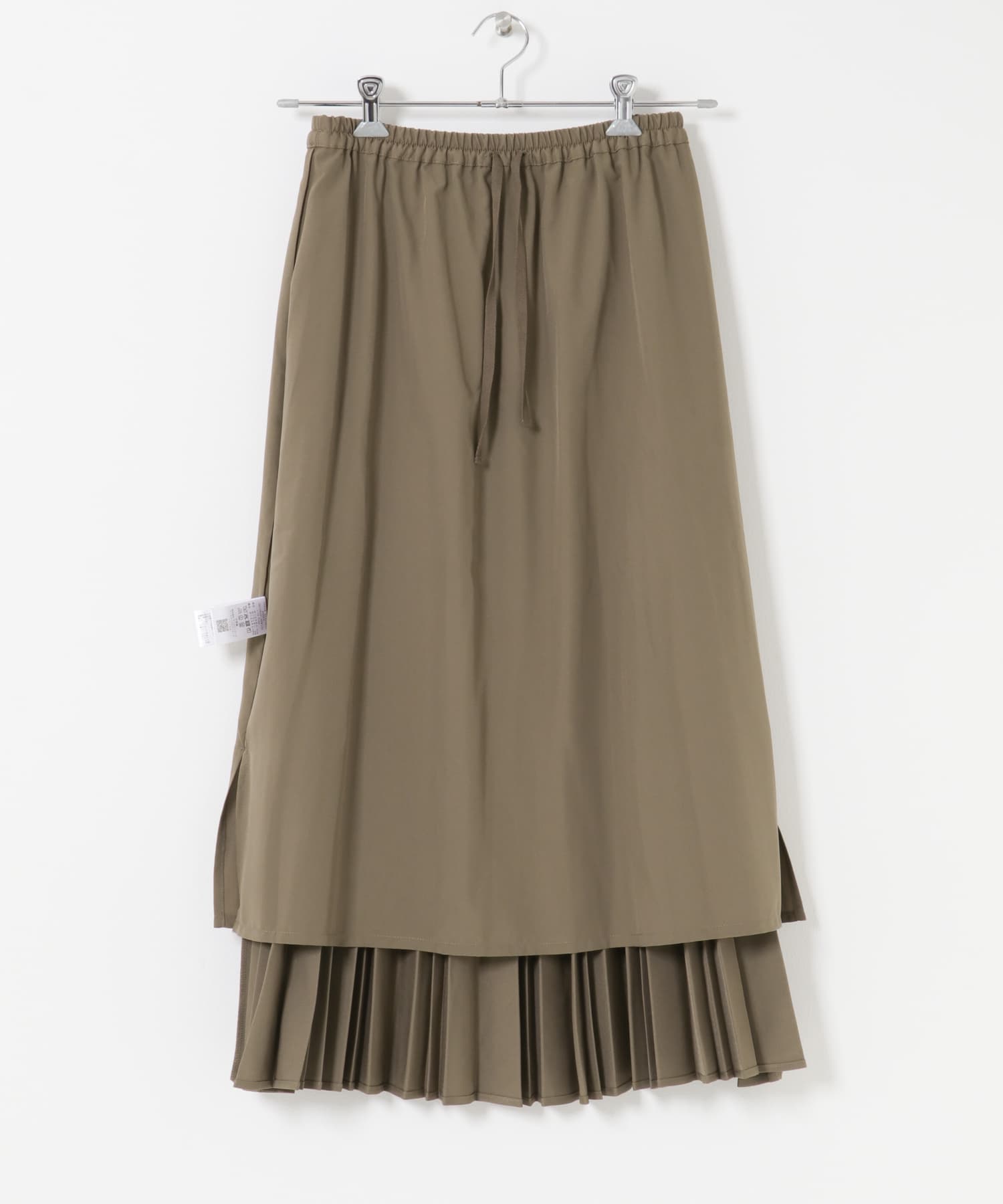 ツイルプリーツスカート BEIGE Free