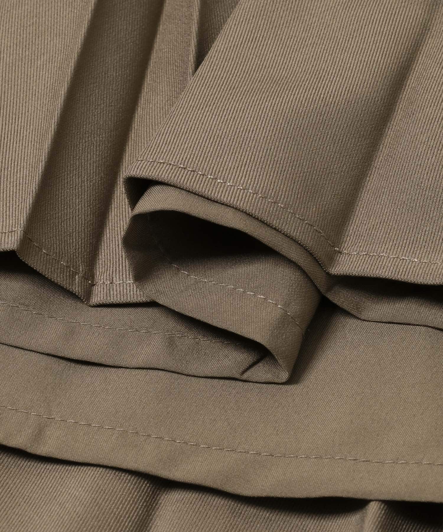 ツイルプリーツスカート BEIGE Free