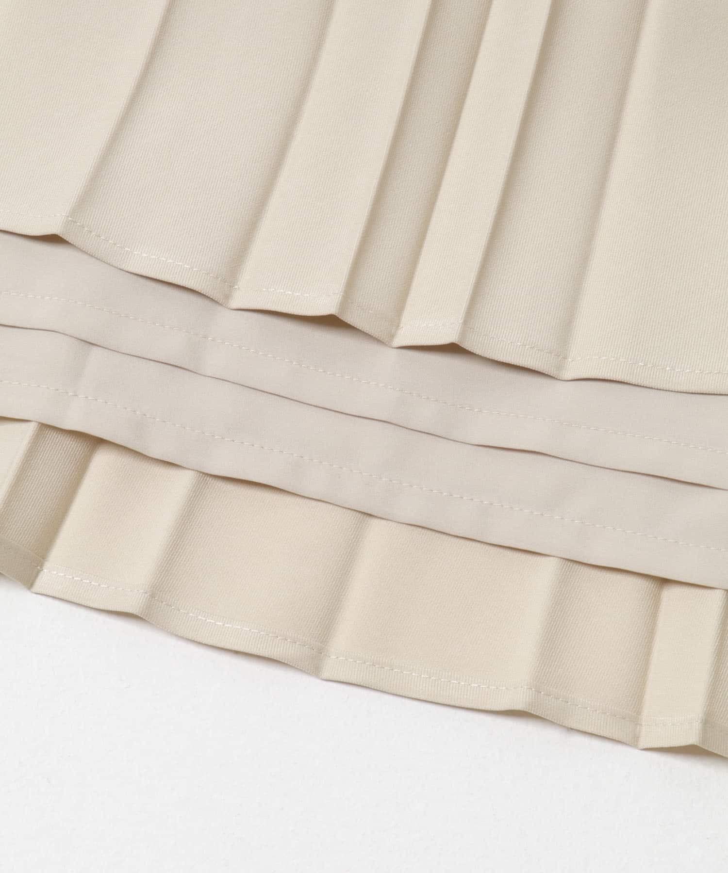 ツイルプリーツスカート IVORY Free