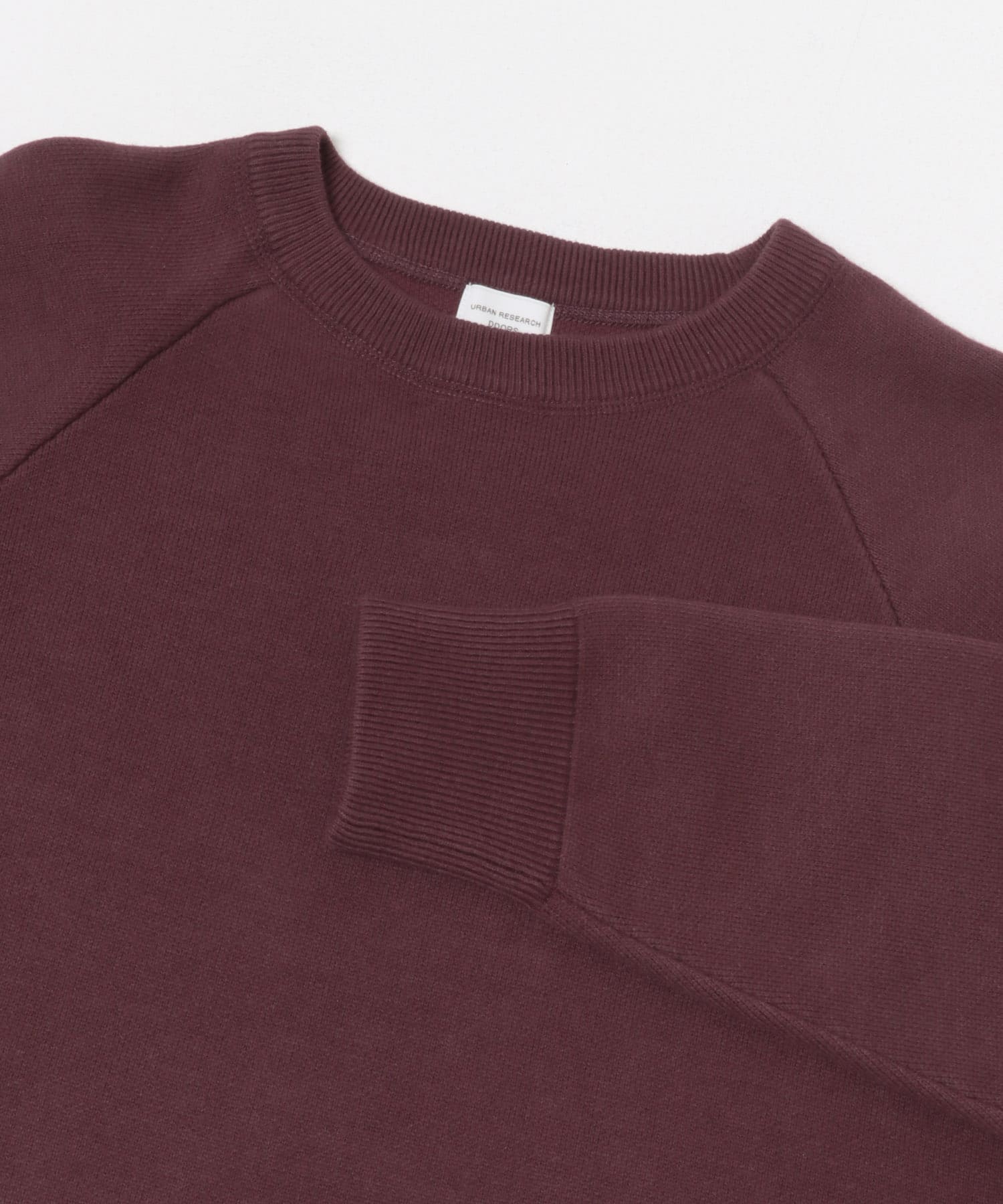 スウェットライクニットワンピース BORDEAUX Free