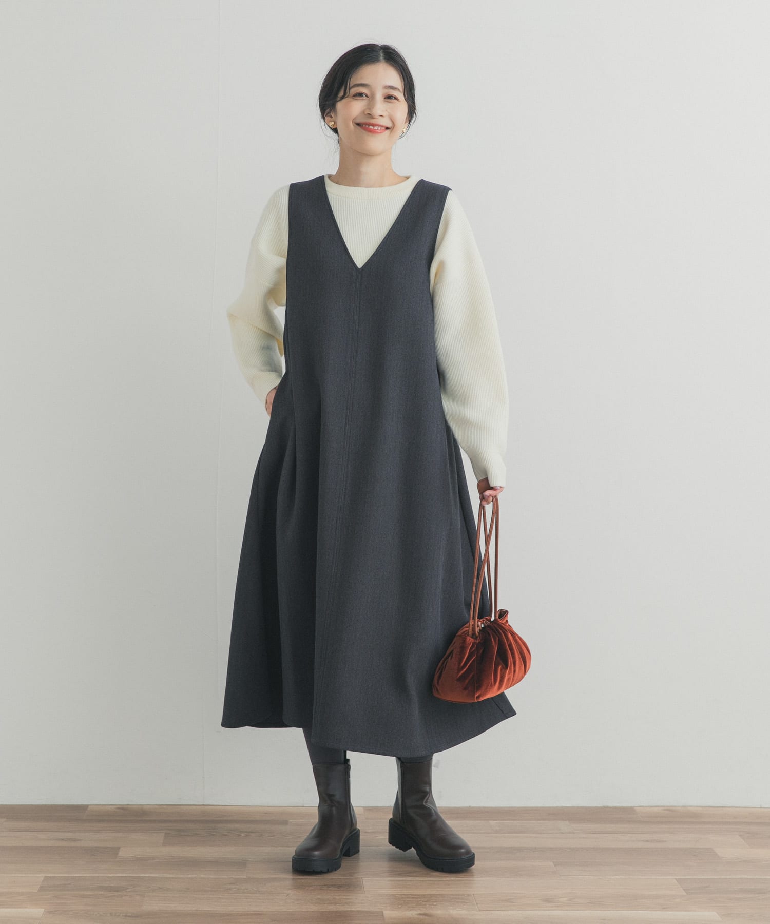 身長：162cm サイズ：Free