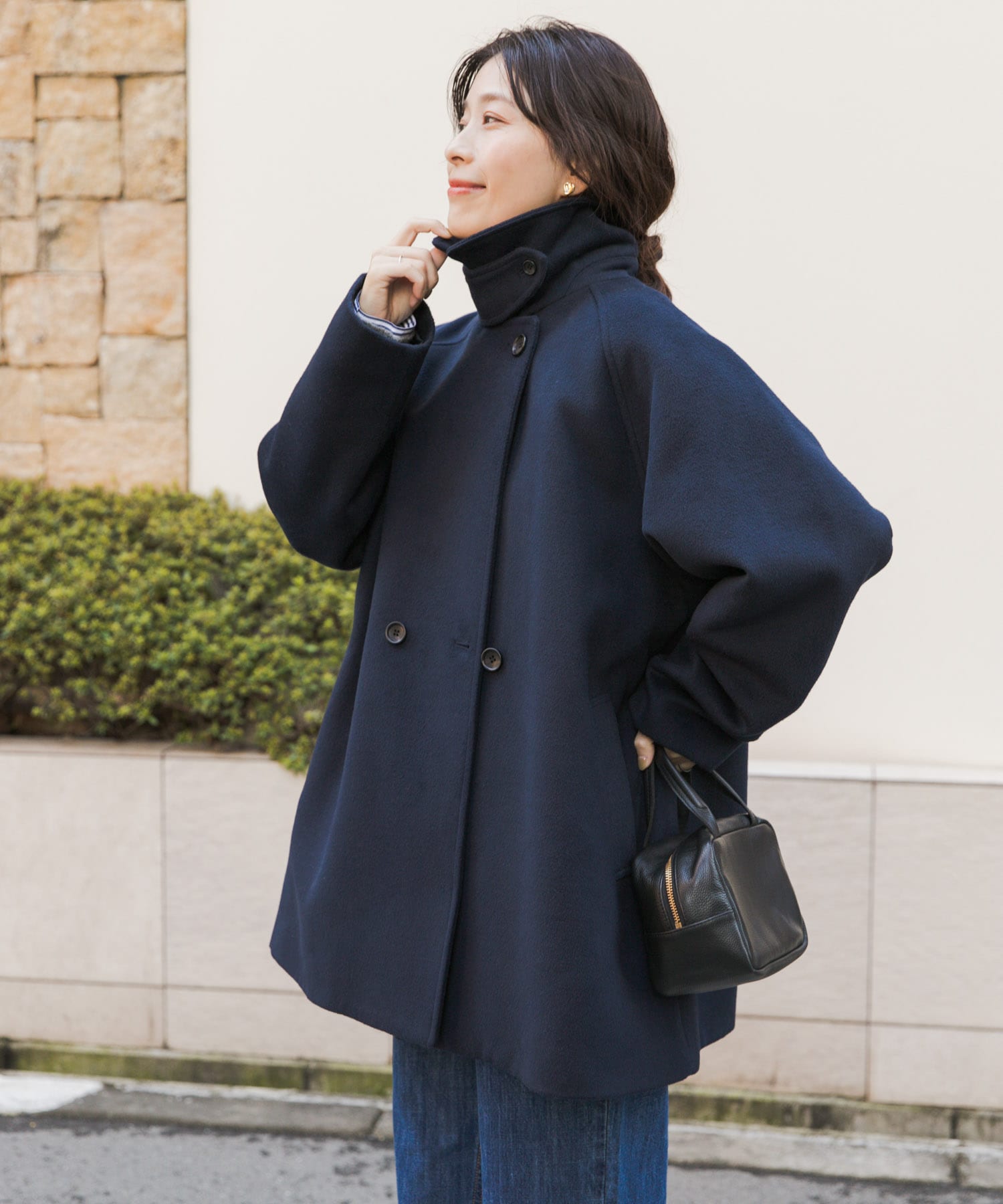 新品タグ付き　『UR TECH』ミドル丈コート　アーバンリサーチドアーズ UR TECH』ミドル丈コート(M NAVY): アウター｜URBAN RESEARCH公式