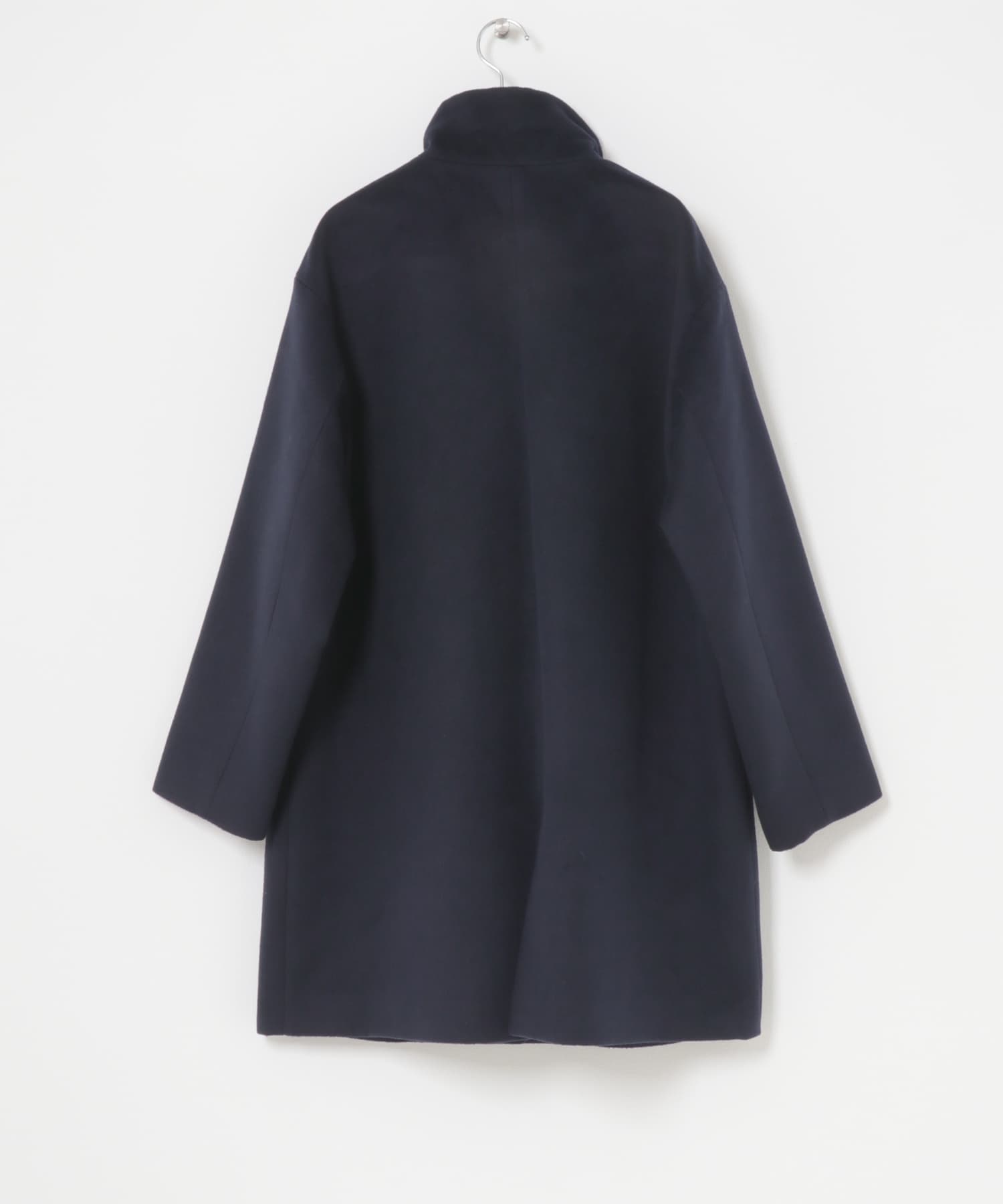『UR TECH』スタンドカラーコート NAVY M