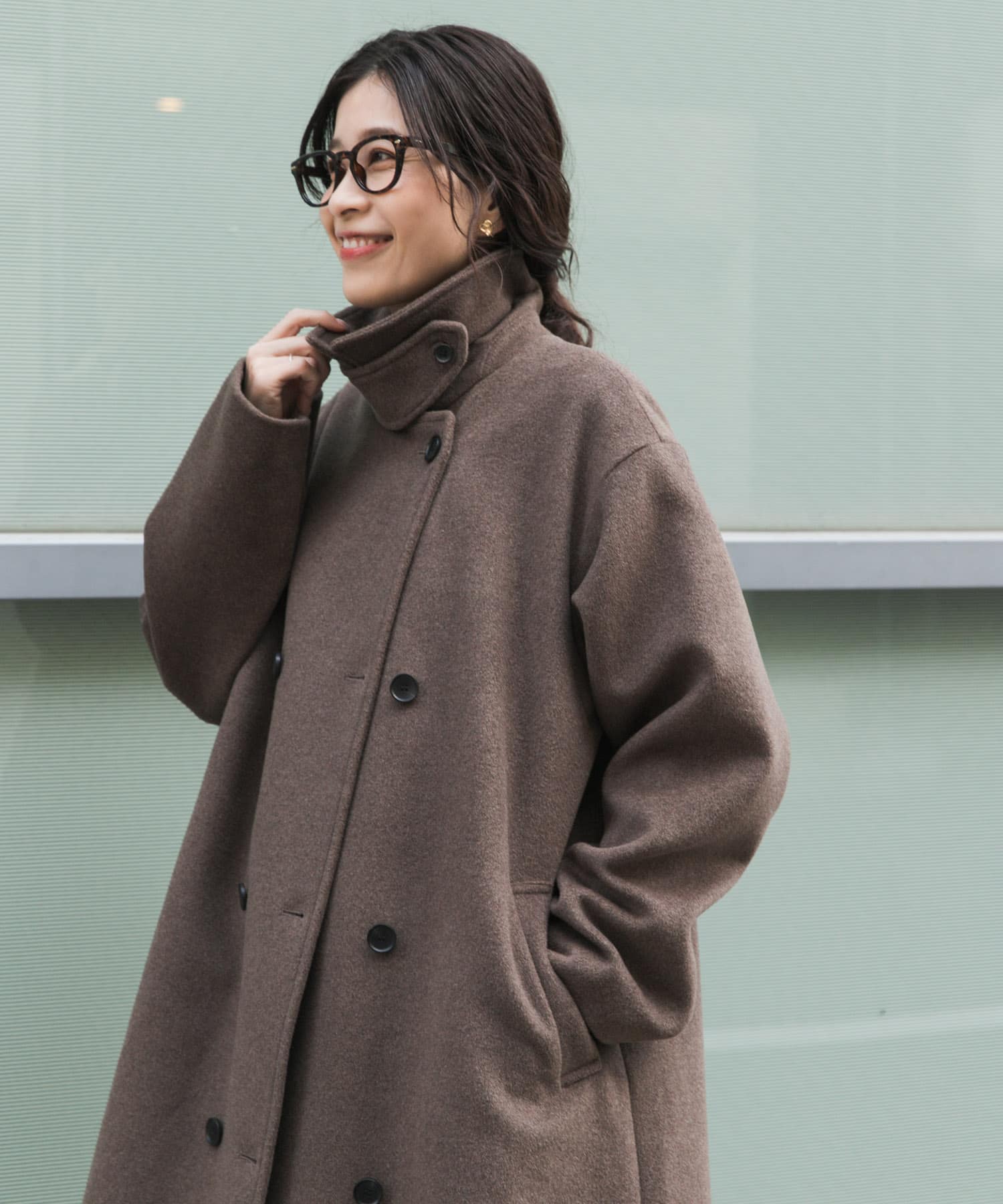 【新品タグ付】URBAN RESEARCH DOORS ウールロングコート URBAN RESEARCH DOORS（アーバンリサーチドアーズ）の「ウールロング