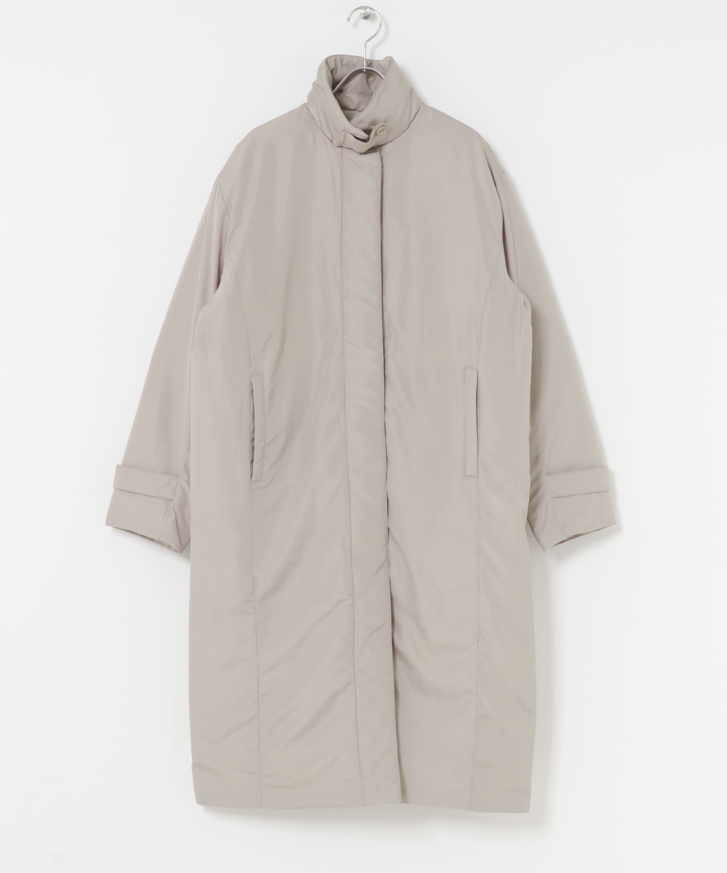 ステッチレスライドダウンロングコート GREGE M