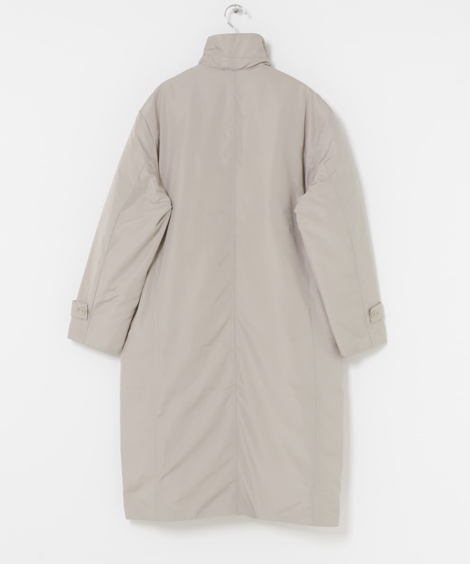 ステッチレスライドダウンロングコート GREGE M