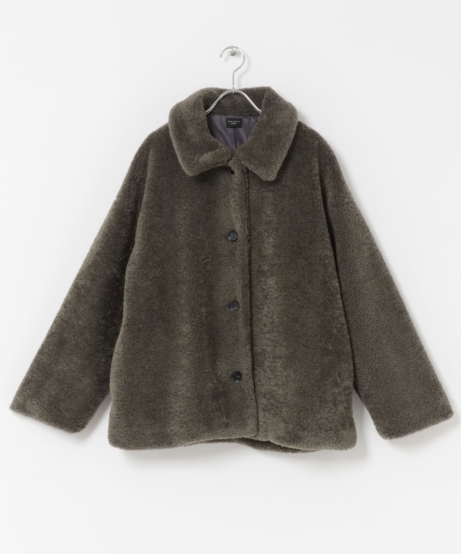 コクーンシルエットボアコート(M CHARCOAL): アウター｜URBAN RESEARCH