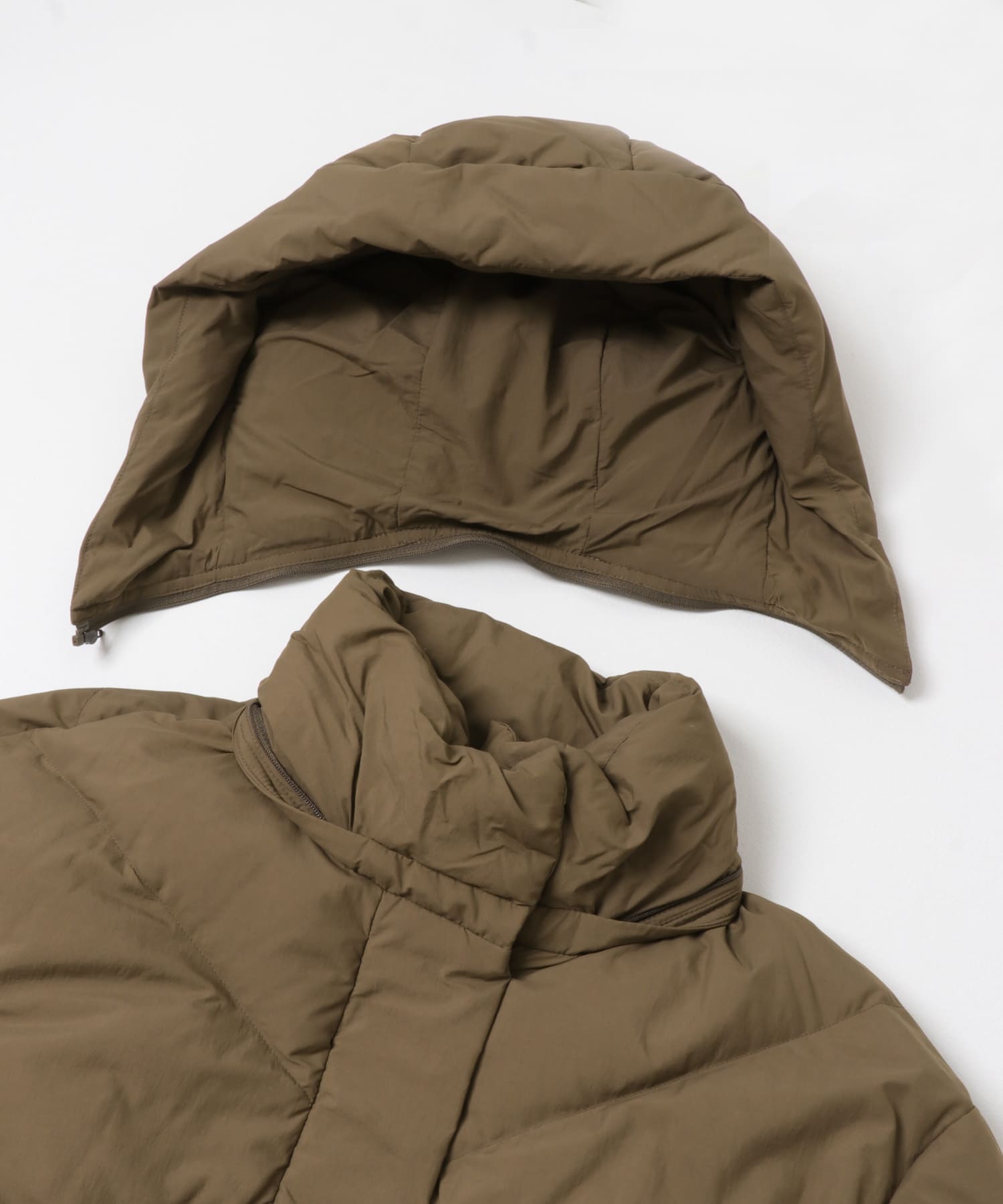グリーンダウン撥水2WAYジャケット BROWN M
