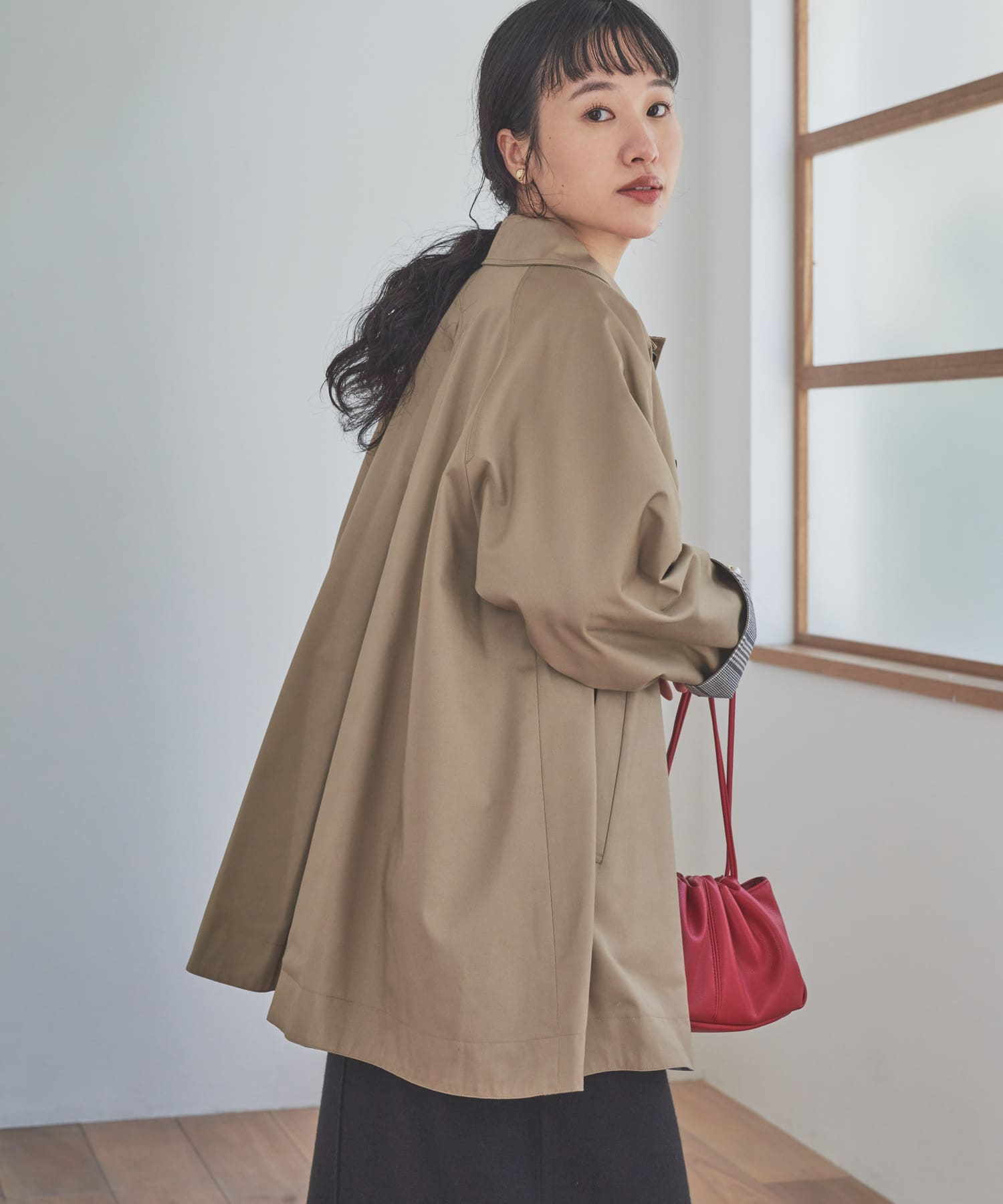リバーシブルステンカラーコート(M BEIGE): アウター｜URBAN RESEARCH