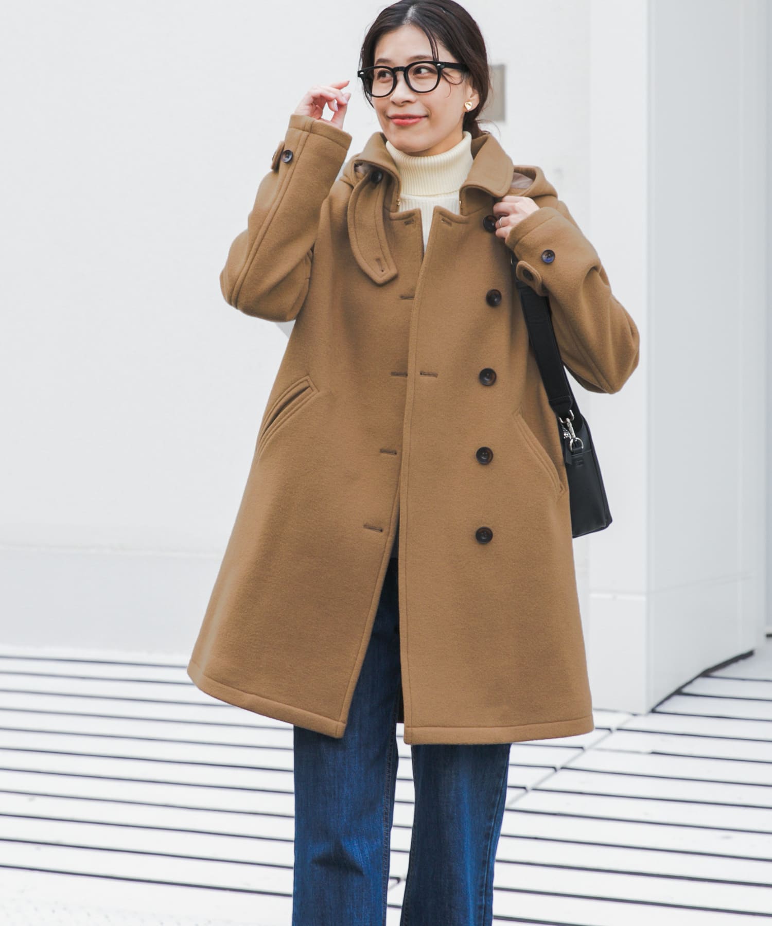 ショールカラー2WAYロングコート(S CAMEL): アウター｜URBAN RESEARCH