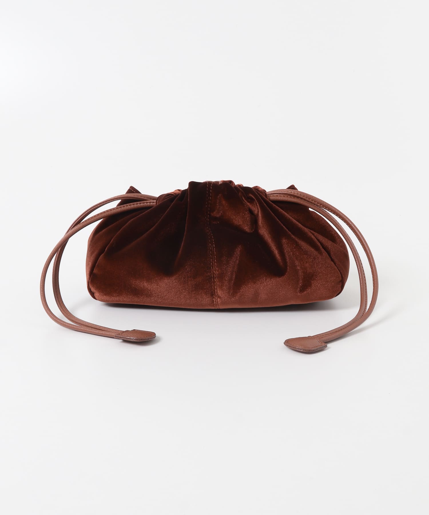 2wayベロア巾着ショルダー BRICK One