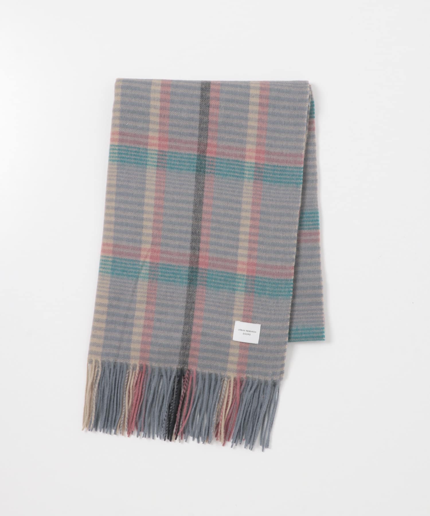 ウールチェックストール