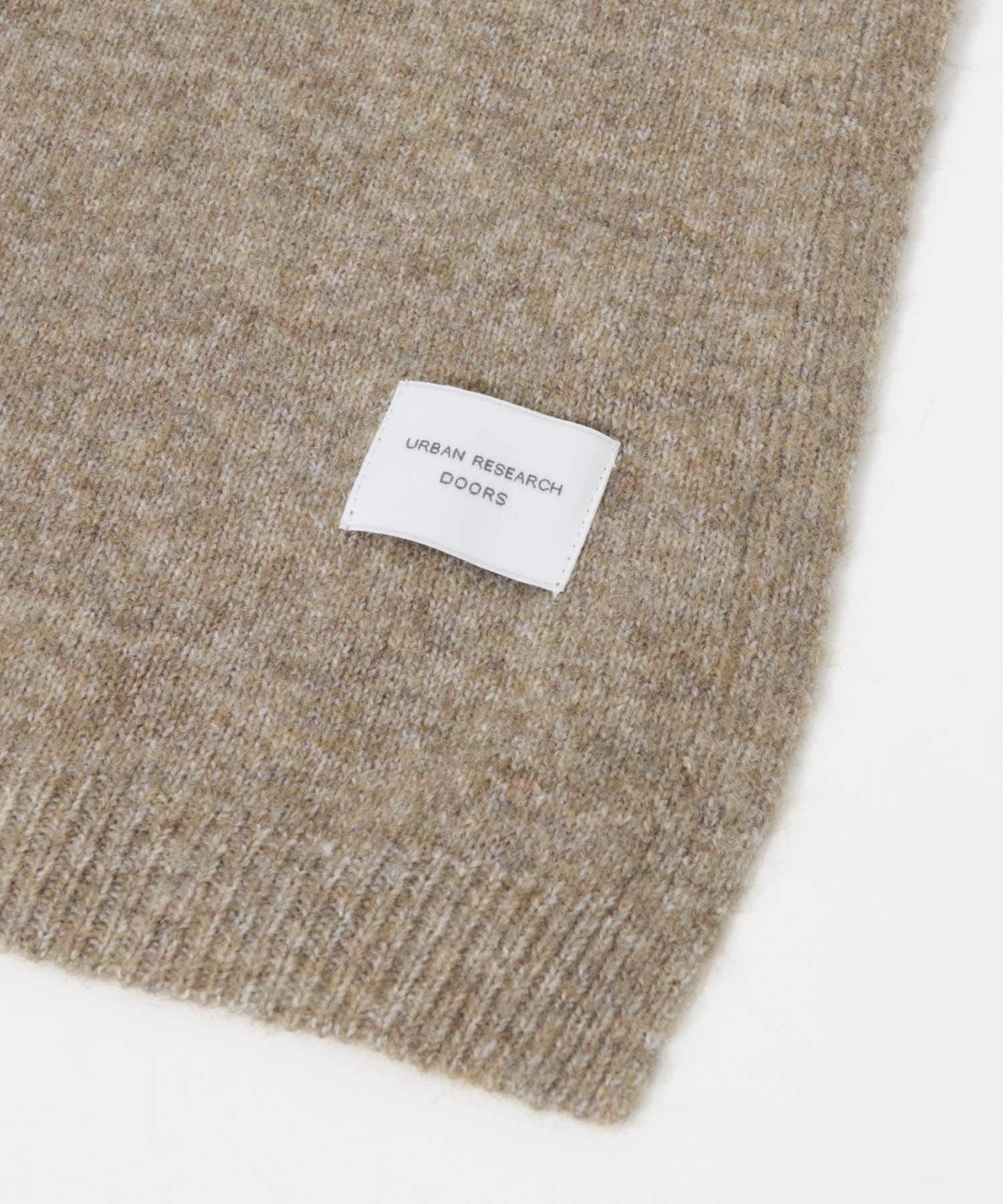 メランジニットストール BROWN one