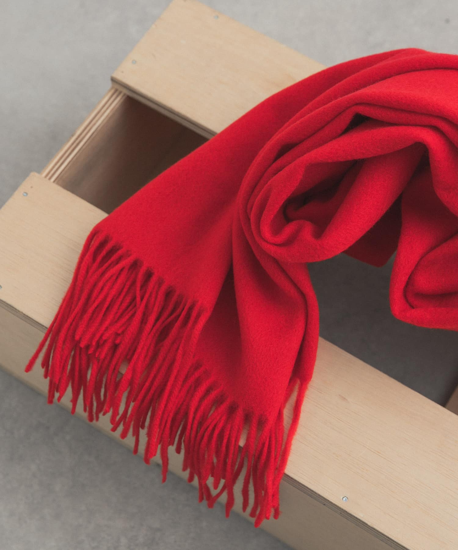 しっとりカシミヤ混ストール