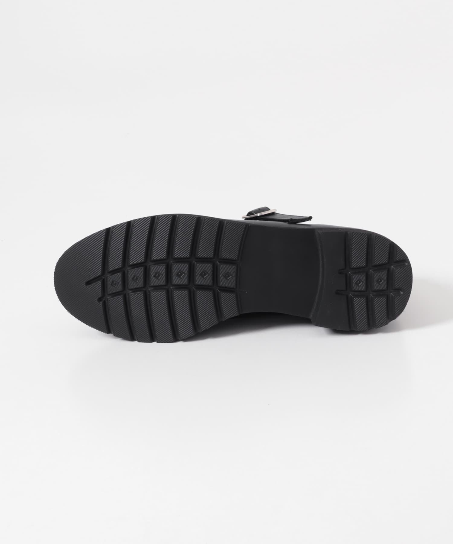 Tストラップローファー BLACK 36