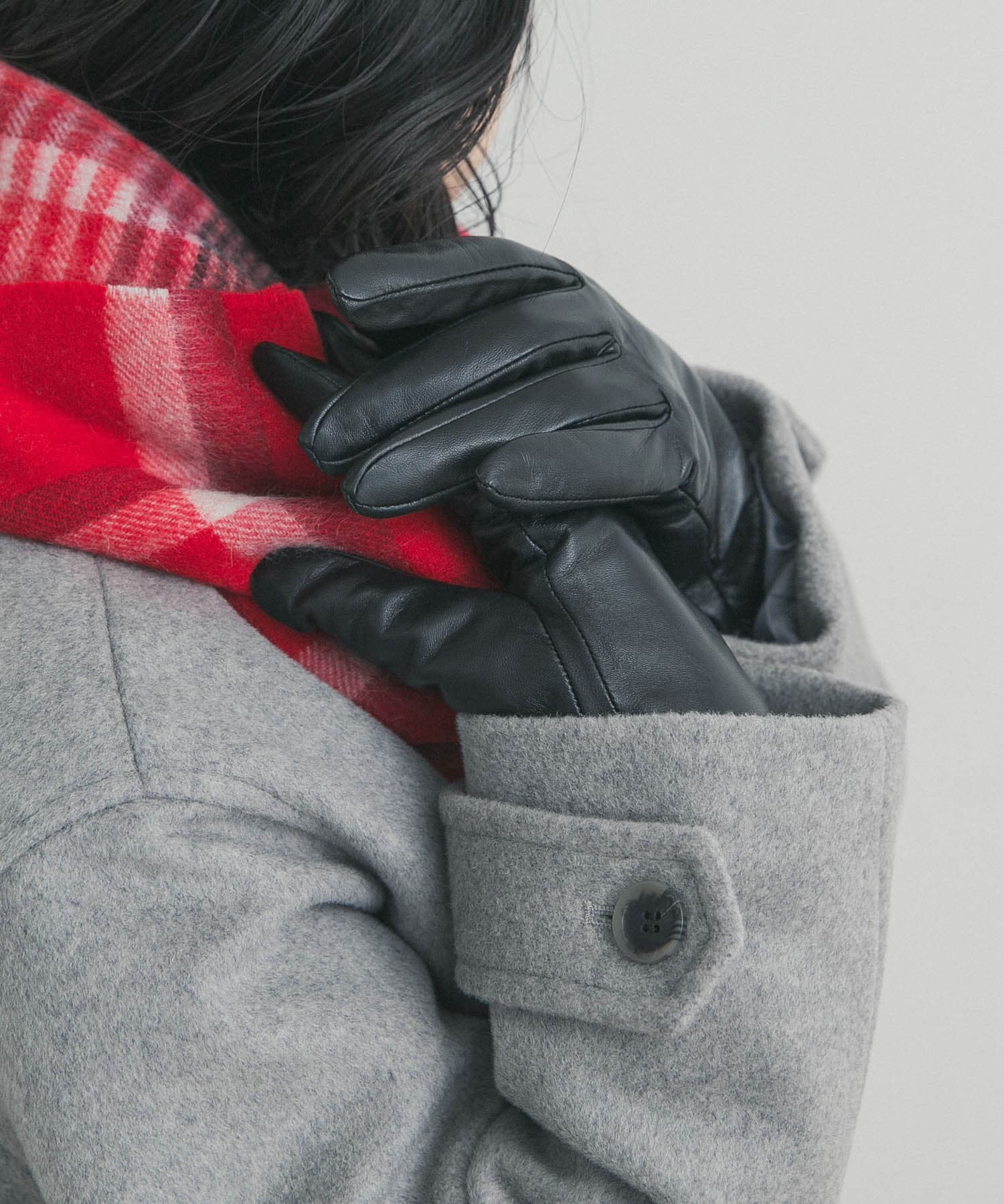 レザーグローブ BLACK one