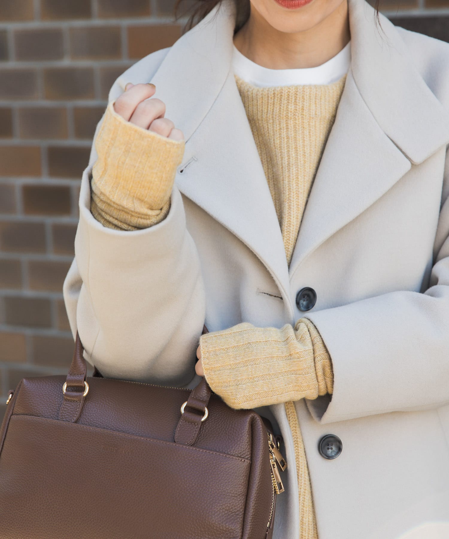 ハミルトンアームウォーマー YELLOW one