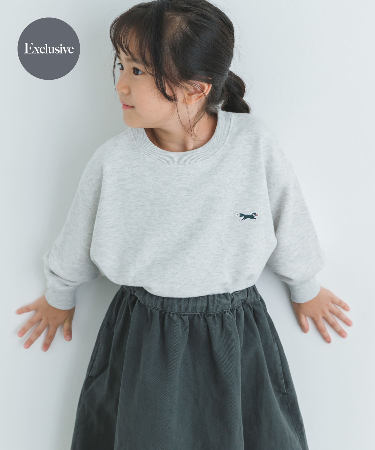 『親子リンク』『別注』PENNEYS×DOORS　THE FOX裏毛CNスウェット(KIDS)