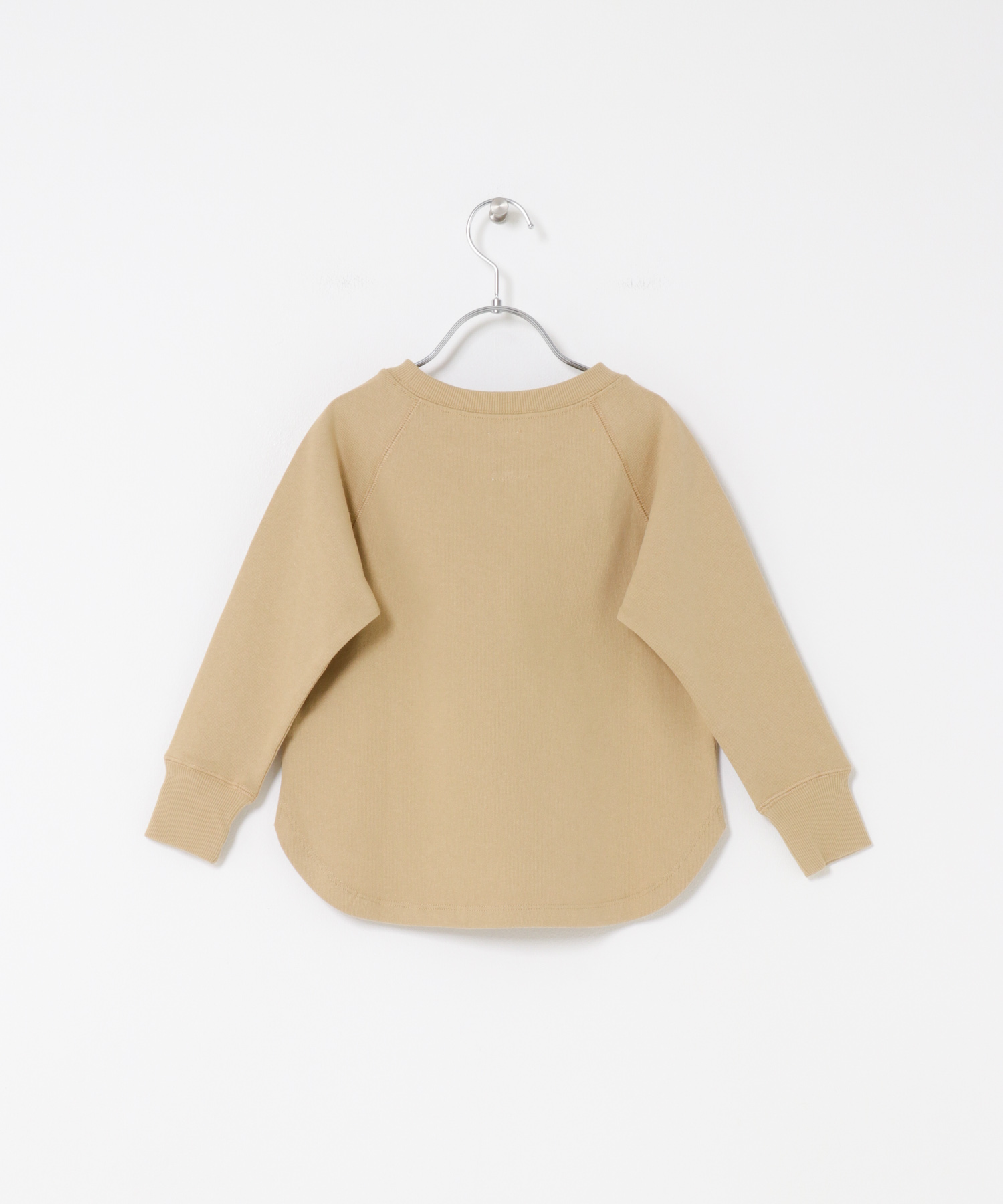 『WEB/一部店舗限定サイズ』裏毛ロゴプルオーバー(KIDS) BEIGE 105