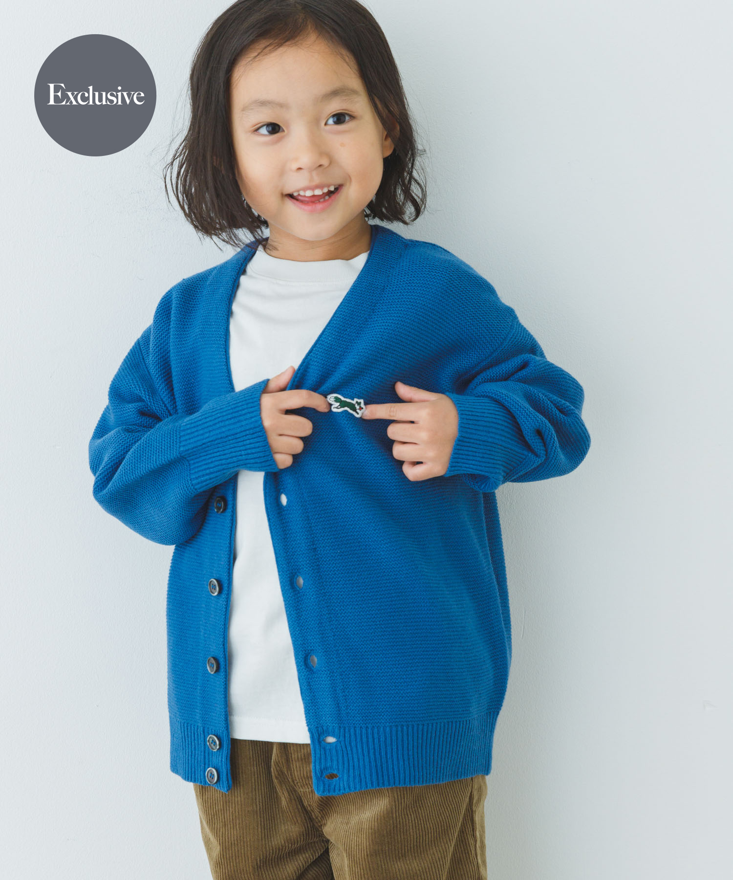 『別注』PENNEYS×DOORS　THE FOX Vネックカーディガン(KIDS)