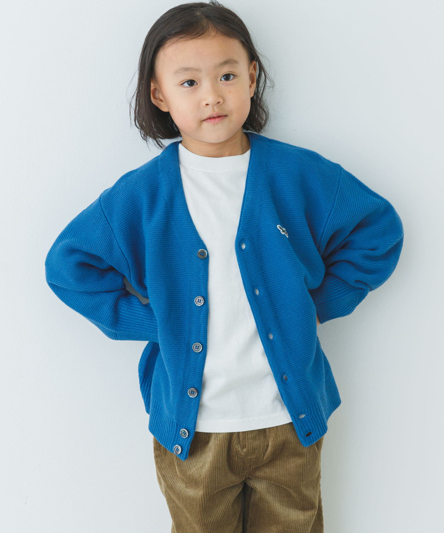 別注』PENNEYS×DOORS THE FOX Vネックカーディガン(KIDS)(105 RED