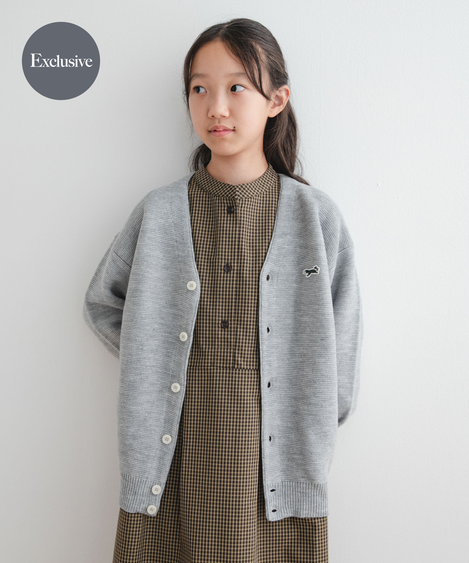 『WEB/一部店舗限定』『別注』PENNEYS×DOORS　THE FOX Vネックカーディガン(KIDS)