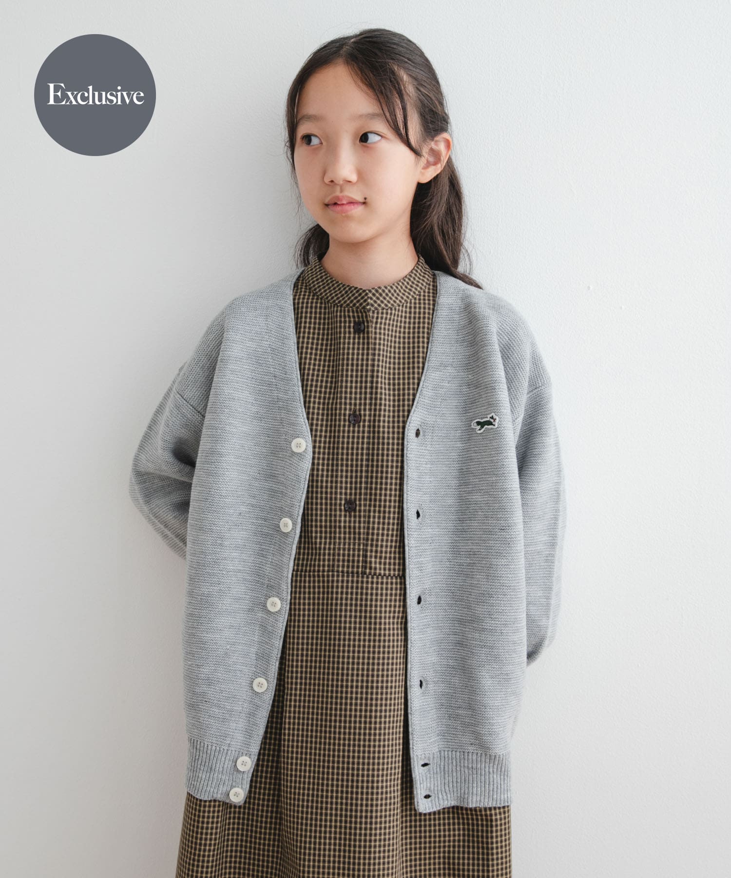 『WEB/一部店舗限定』『別注』PENNEYS×DOORS　THE FOX Vネックカーディガン(KIDS)