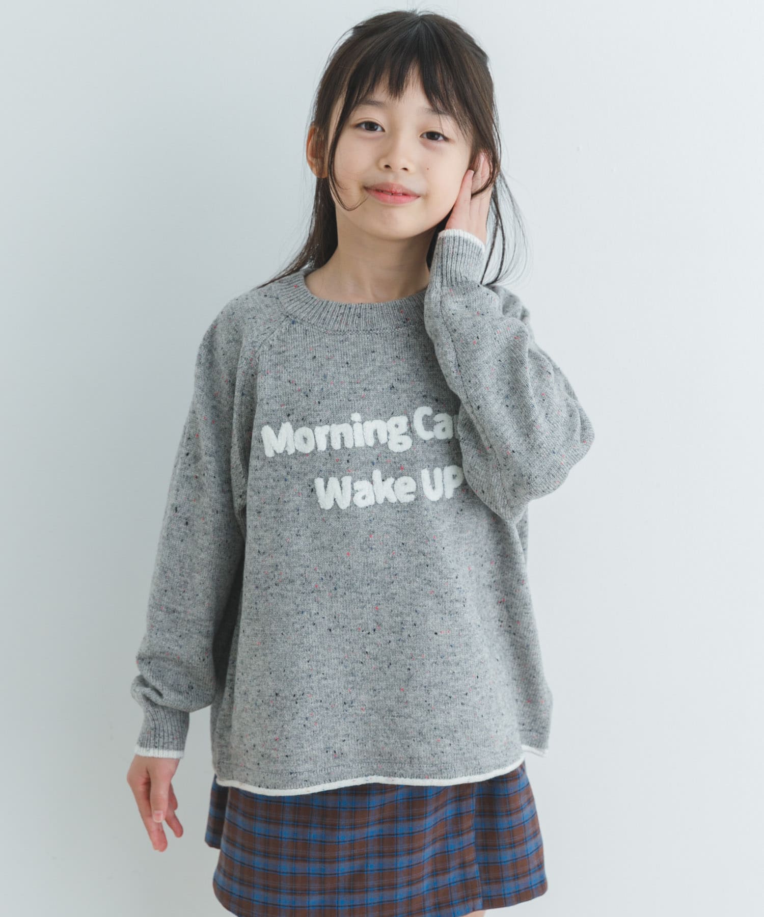 サガラ刺繍ロゴニット(KIDS)